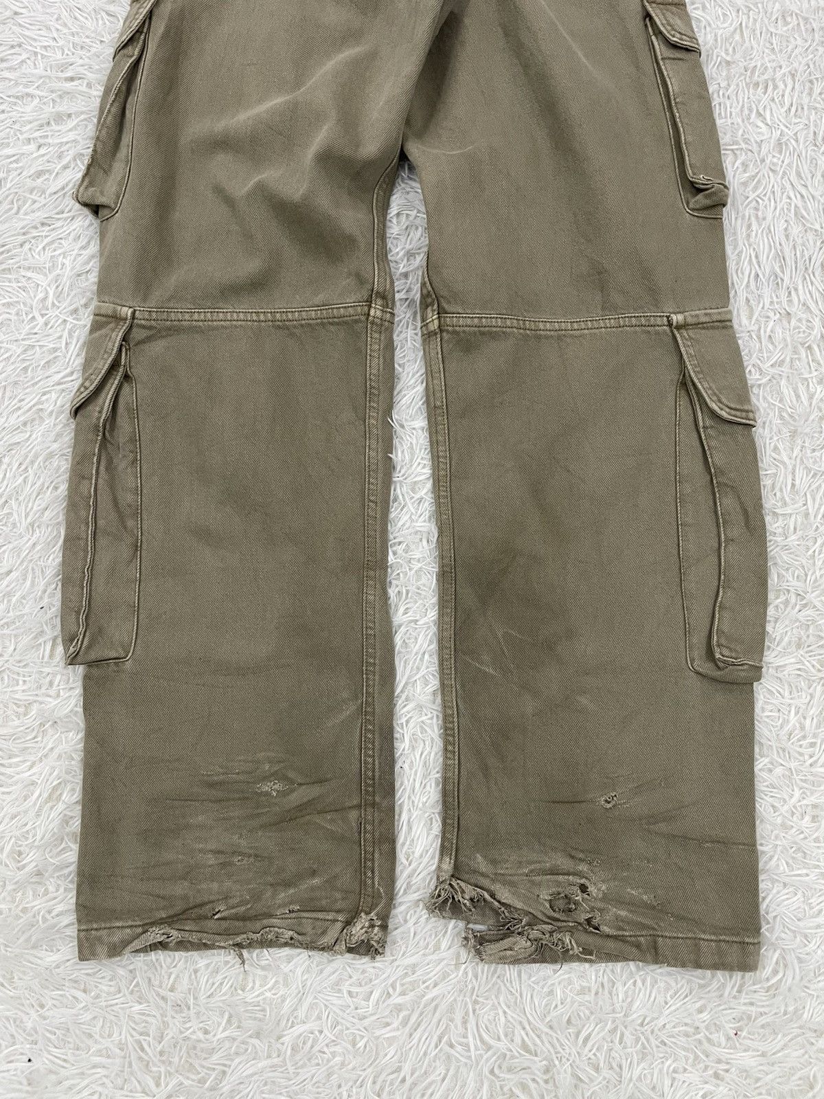 Zara Multi Big Cargo Pockets Zara Baggy Flair Pants Size US 32 / EU 48 - 7 Thumbnail