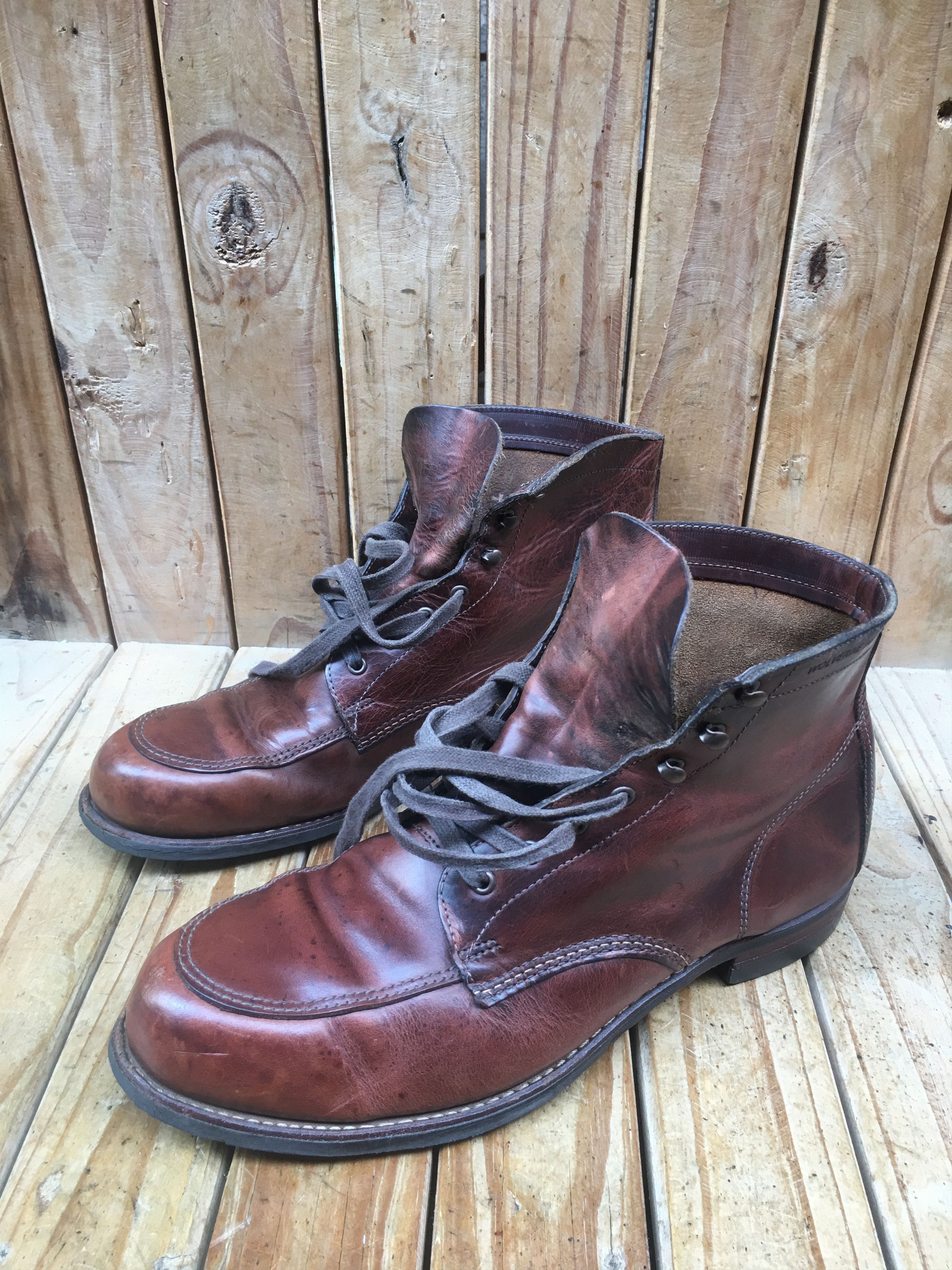 Wolverine Wolverine 1000 Miles leather boots size US 11.5 D UK 10.5 Size US 11.5 / EU 44-45 - 19 Thumbnail