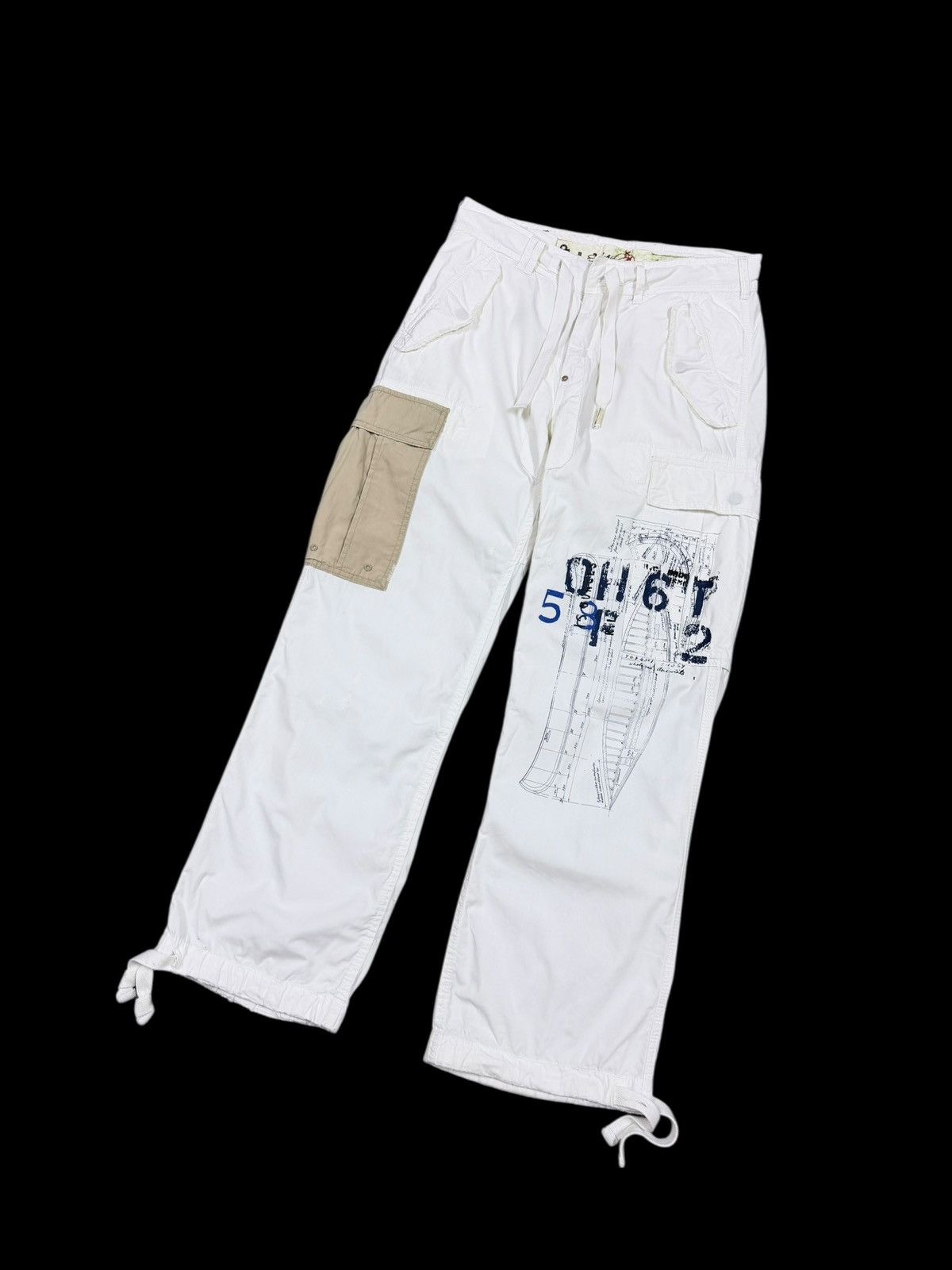Polo Ralph Lauren Vtg🔥90’s Polo Ralph Lauren Printed Pant Multipocket Cargo Size US 32 / EU 48 - 11 Thumbnail