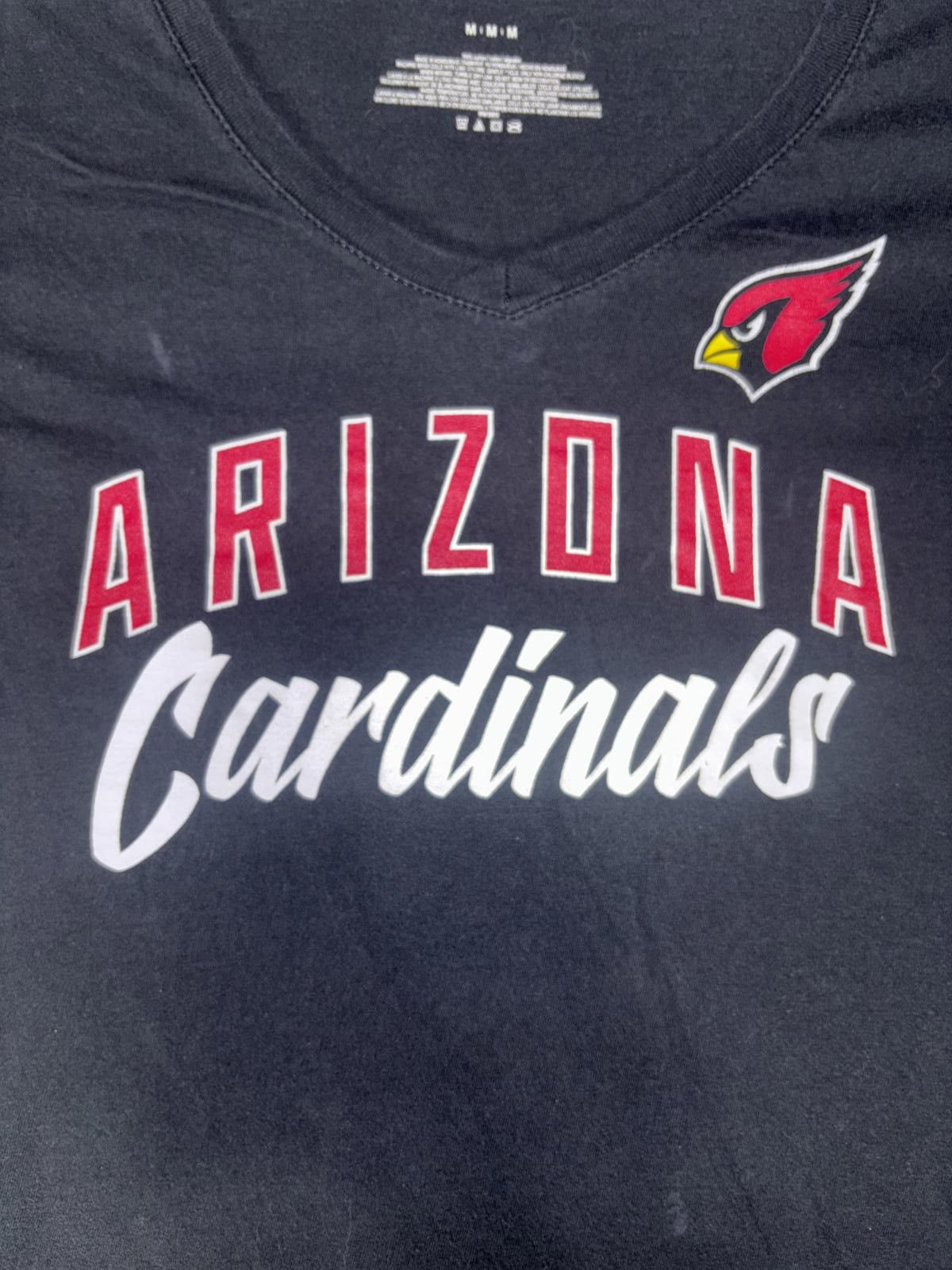 NFL Arizona Cardinals Women’s V-Neck T-Shirt - Casual Sports Tee Size M / US 6-8 / IT 42-44 - 8 Thumbnail