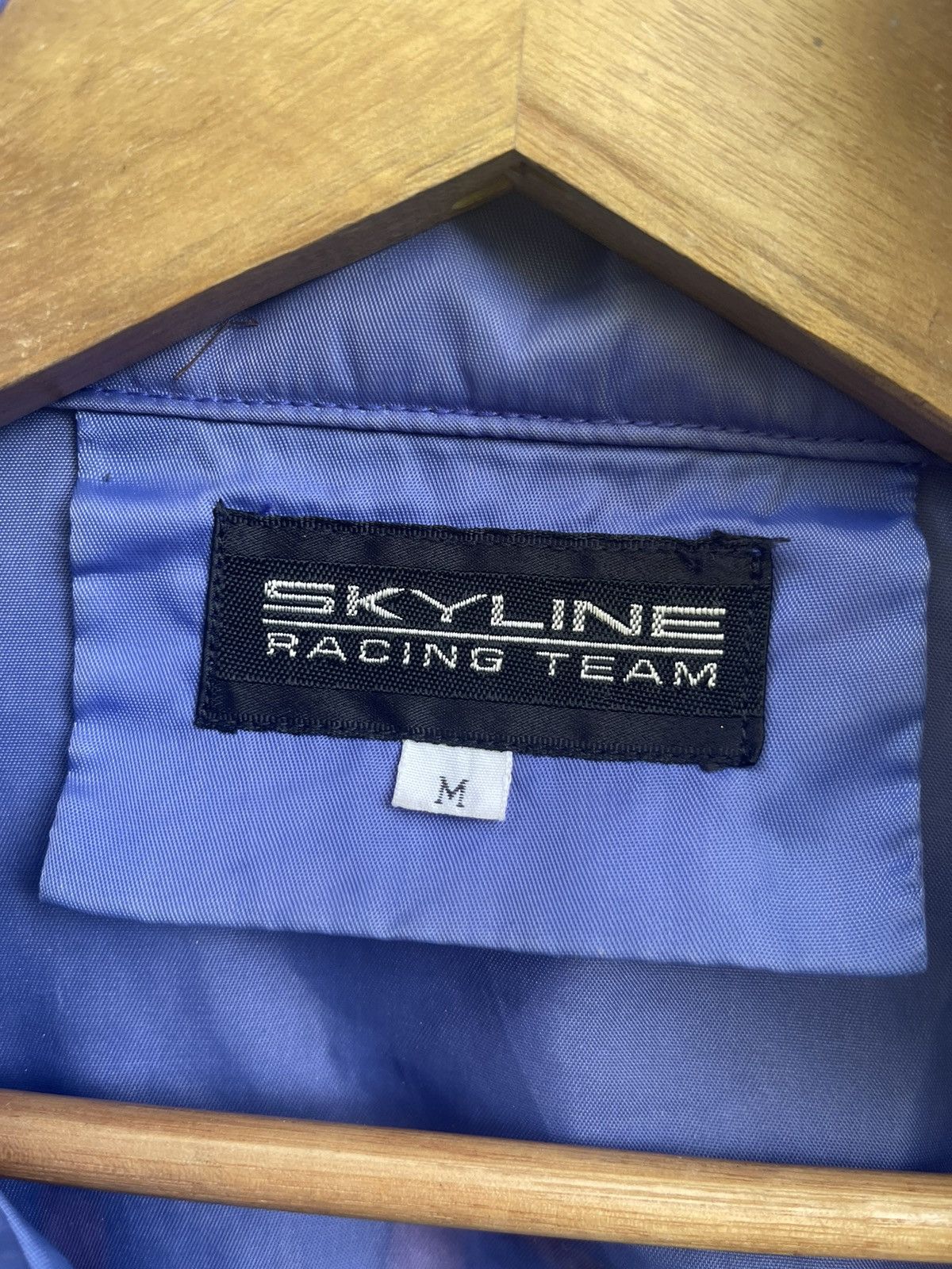 Japanese Brand × Vintage Vintage Skyline Racing Team Nylon Jacket (1990s) Size US M / EU 48-50 / 2 - 13 Thumbnail