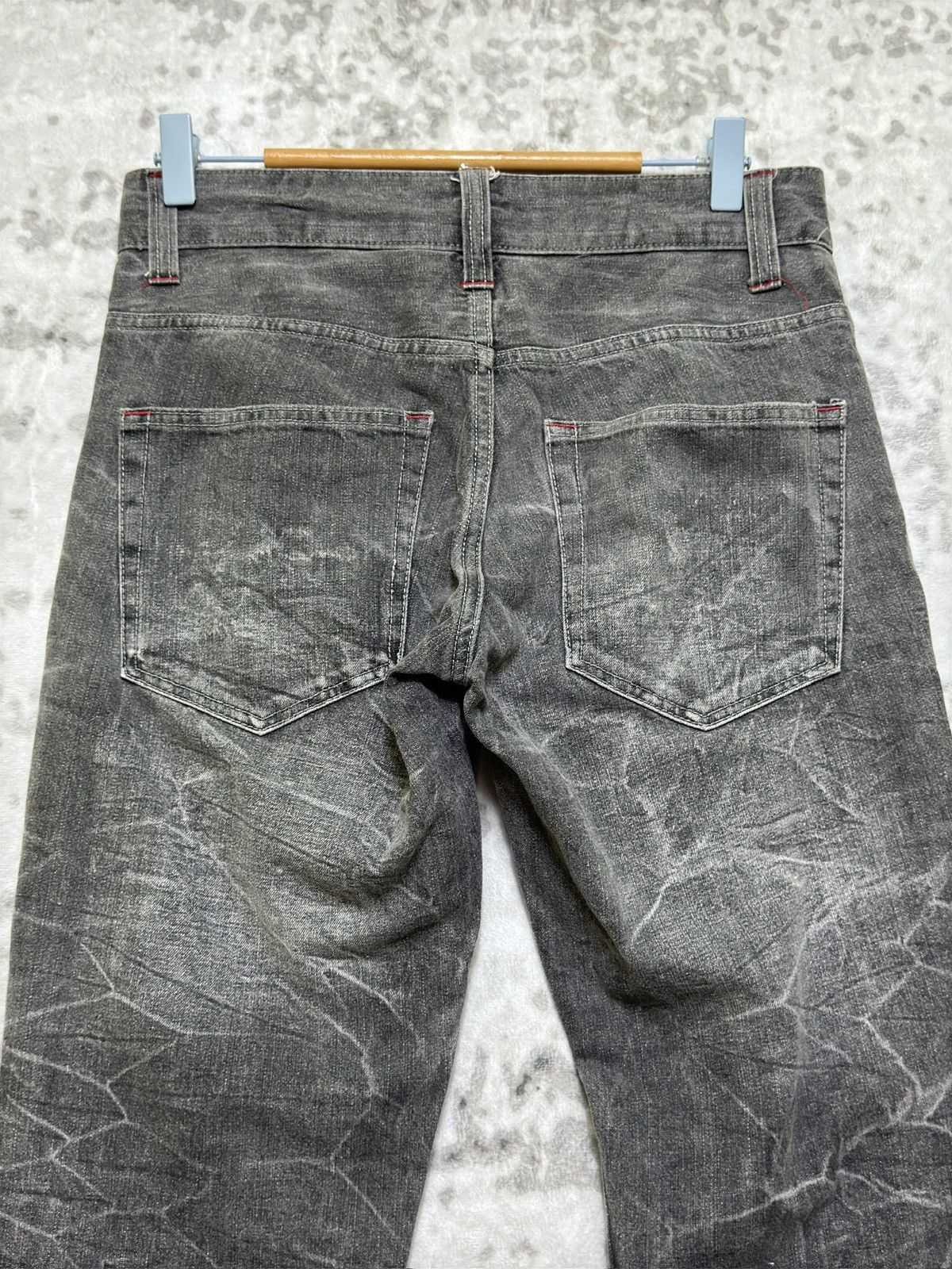 Vintage Y2K Wild Life Poem Print Whiskered Cropped Denim Jeans Size US 29 - 9 Thumbnail