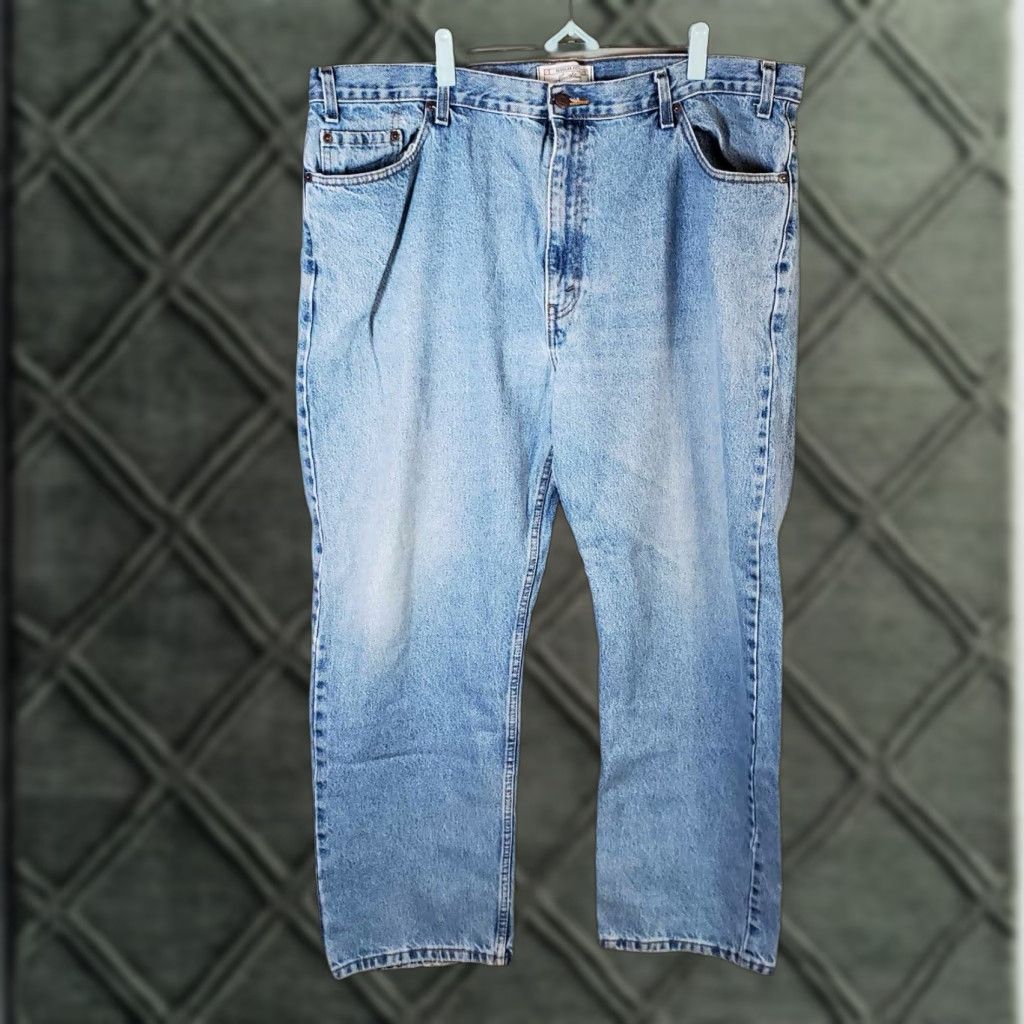 Levi's Levi's Strauss Jeans 42 Regular Distressed Blue Straight Mens 29 Inseam Jeans Size US 42 / EU 58 - 1 Thumbnail