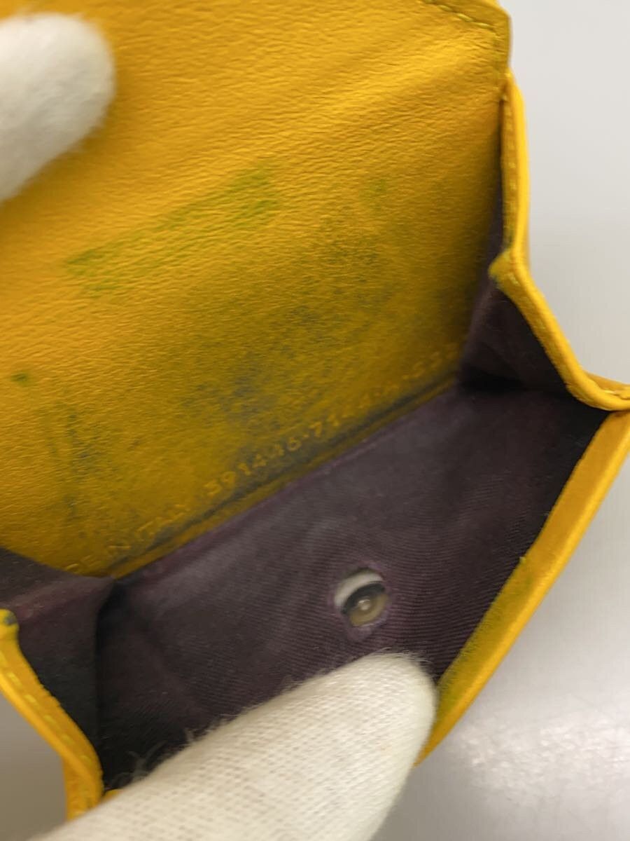 Balenciaga Balenciaga Leather Bi-Fold Wallet Yellow Size ONE SIZE - 5 Thumbnail