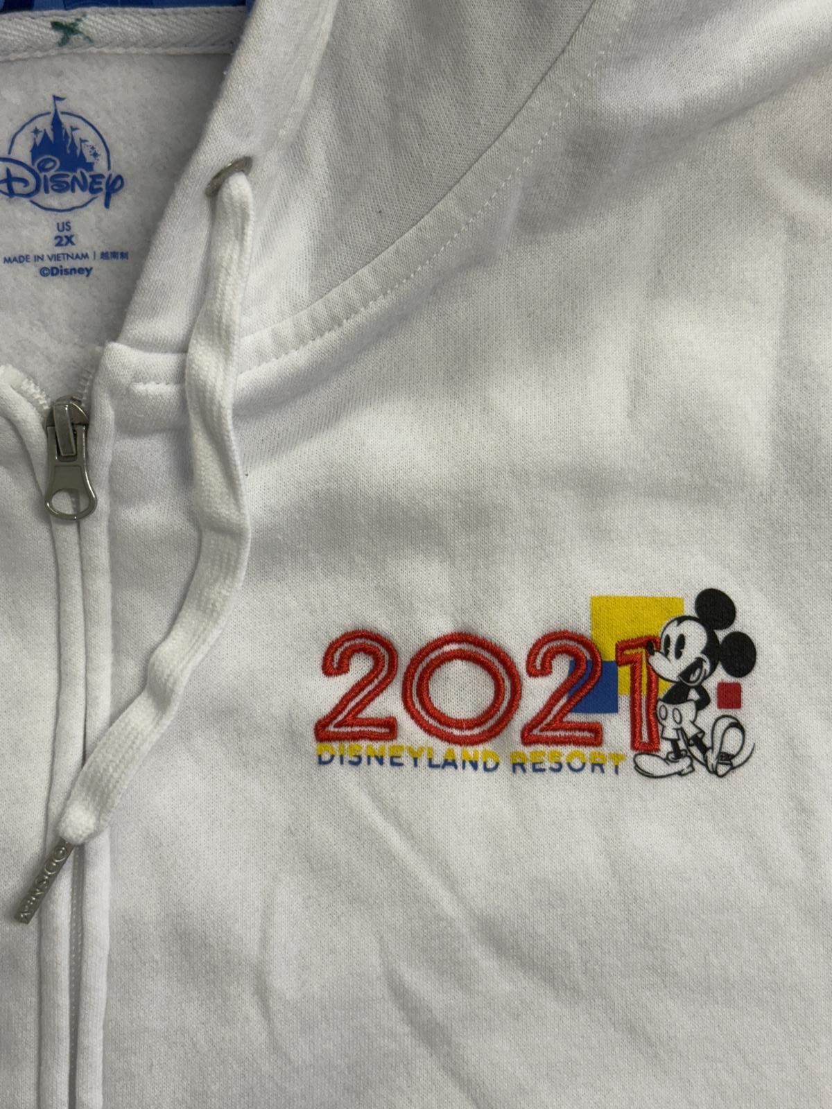 Disney Disneyland Resort Hoodie 2021 Mickey Mouse White Merch 2XL Size US XXL / EU 58 / 5 - 6 Thumbnail