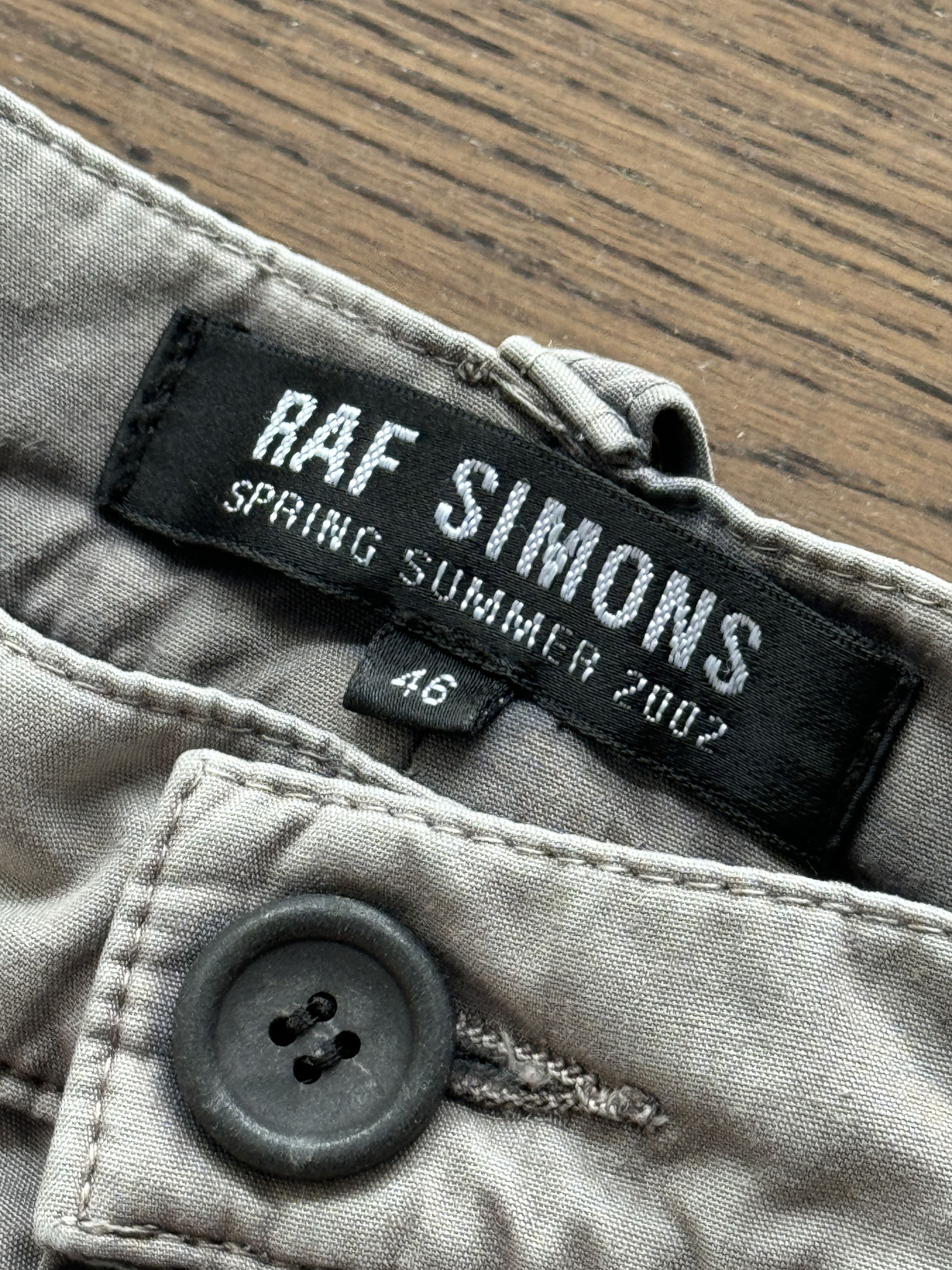 Raf Simons Raf Simons 2002 Spring Summer Pigment Dyed Combat Pants Rare Size US 31 - 2 Thumbnail