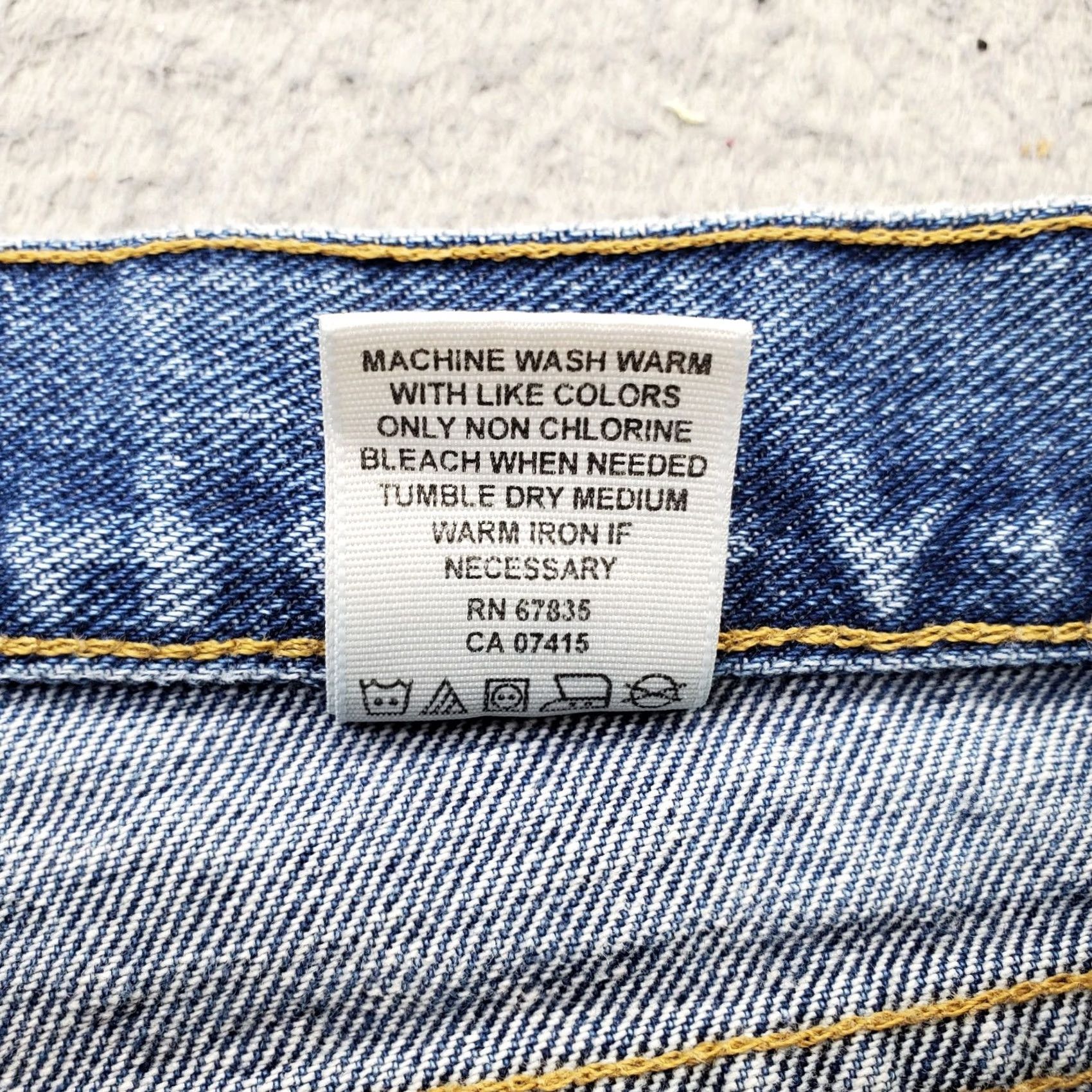 Nautica Nautica Jeans Company Mens 38 Jeans Blue Denim Medium Wash Straight Leg Relaxed Size 38 Mens Jeans Size US 38 / EU 54 - 7 Thumbnail