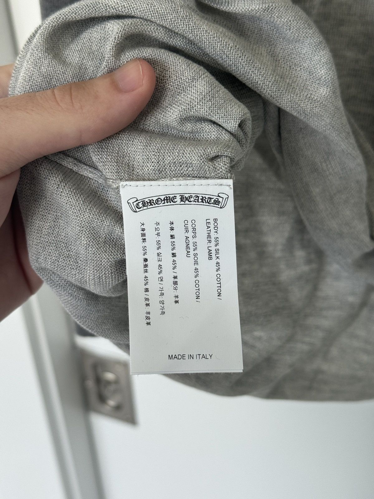 Chrome Hearts Chrome Hearts Mixed Emotions Longsleeve Leather Triple Patch Size US XL / EU 56 / 4 - 2 Thumbnail