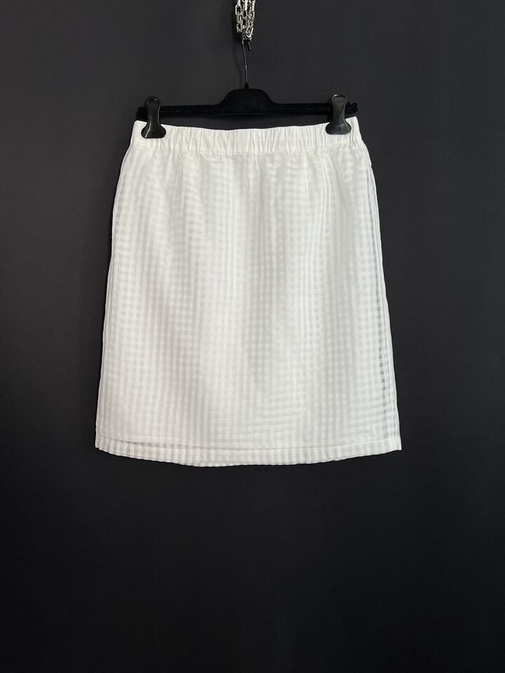 Fabiana Filippi Fabiana Filippi Skirt Cotton/Silk White Size M Size 30" / US 8 / IT 44 - 10 Thumbnail