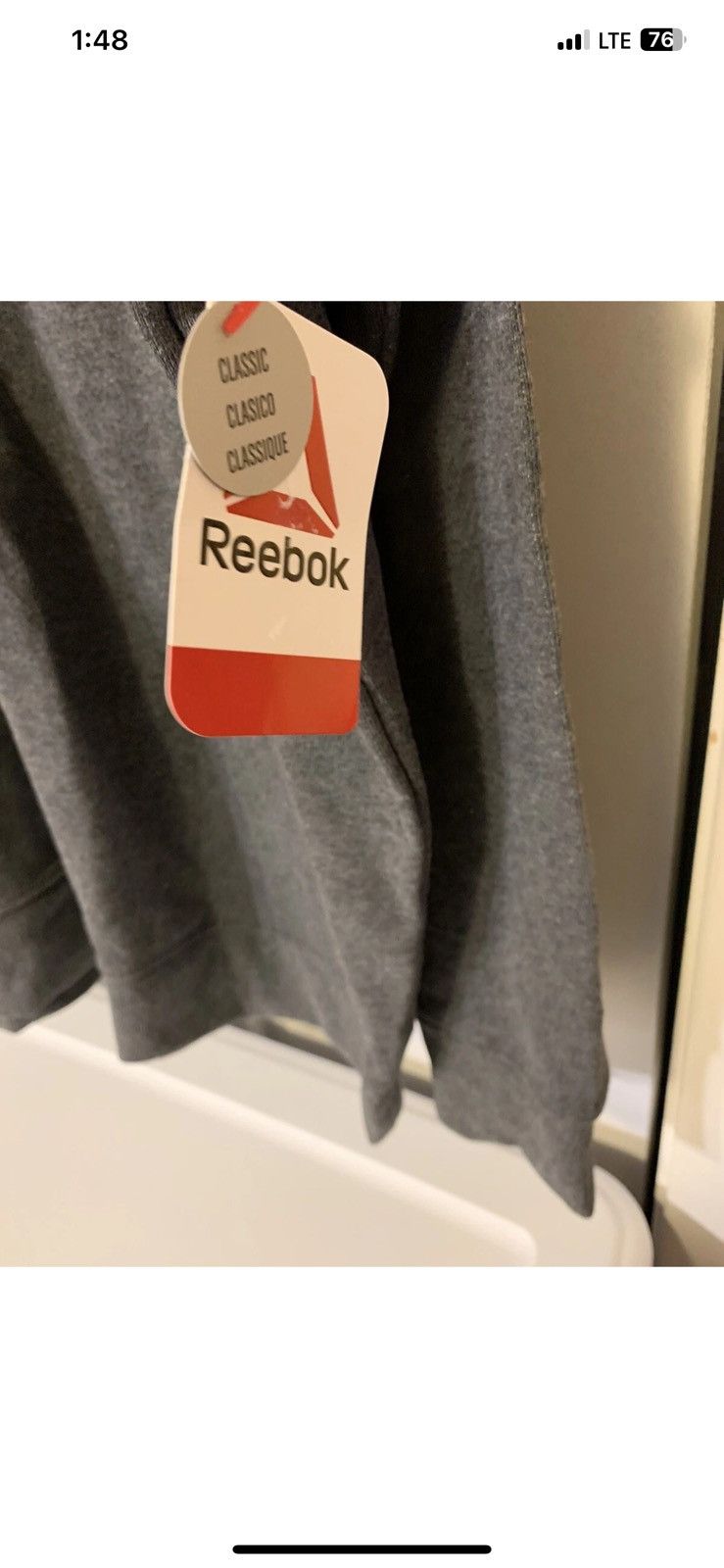 Reebok New Reebok Men’s Sz XXXL Cruise Control Crew Sweatshirt Gray Size US XXL / EU 58 / 5 - 6 Thumbnail
