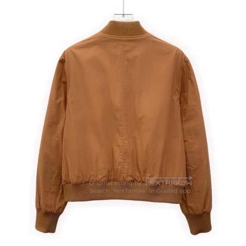 Hermes Hermes Brown Printed Cotton Single-Breasted Two-Way Wear B Size XS / US 0-2 / IT 36-38 - 4 Thumbnail