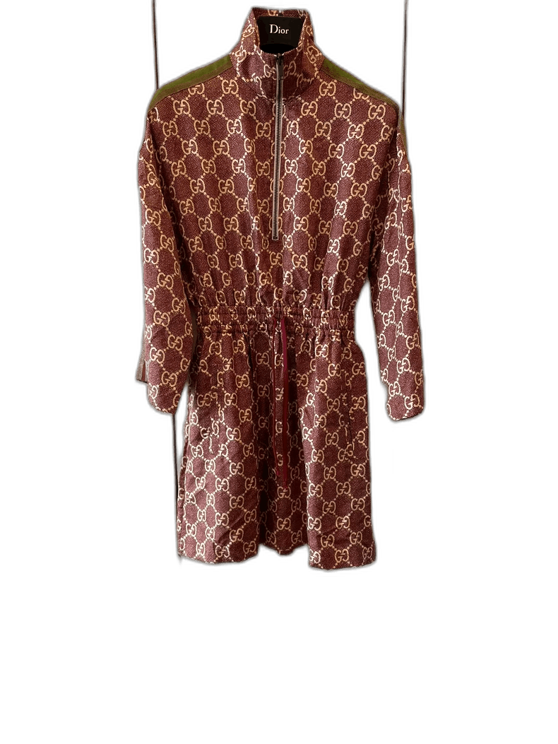 Gucci Gucci All Over Print Dress-2506 Size XXS / US 00 / IT 34 - 1 Thumbnail