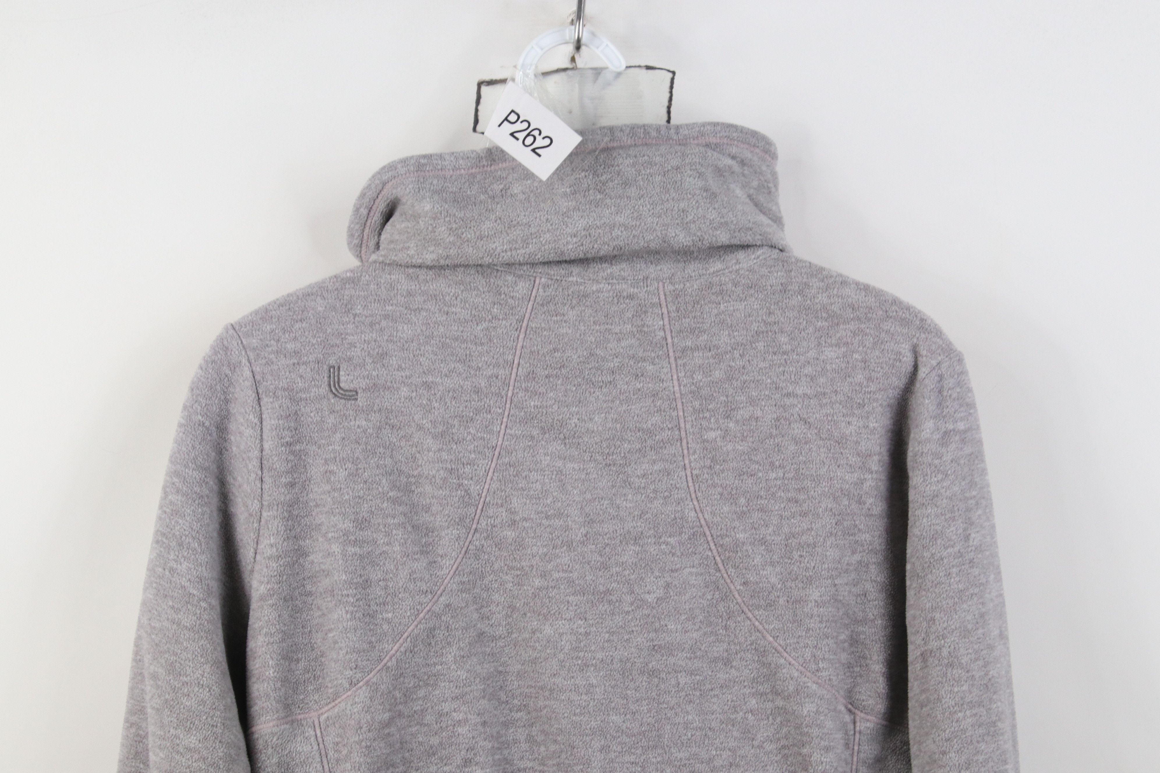 Vintage Lole Running Yoga Full Zip Jacket Light Purple Heather Gray Size M / US 6-8 / IT 42-44 - 14 Thumbnail