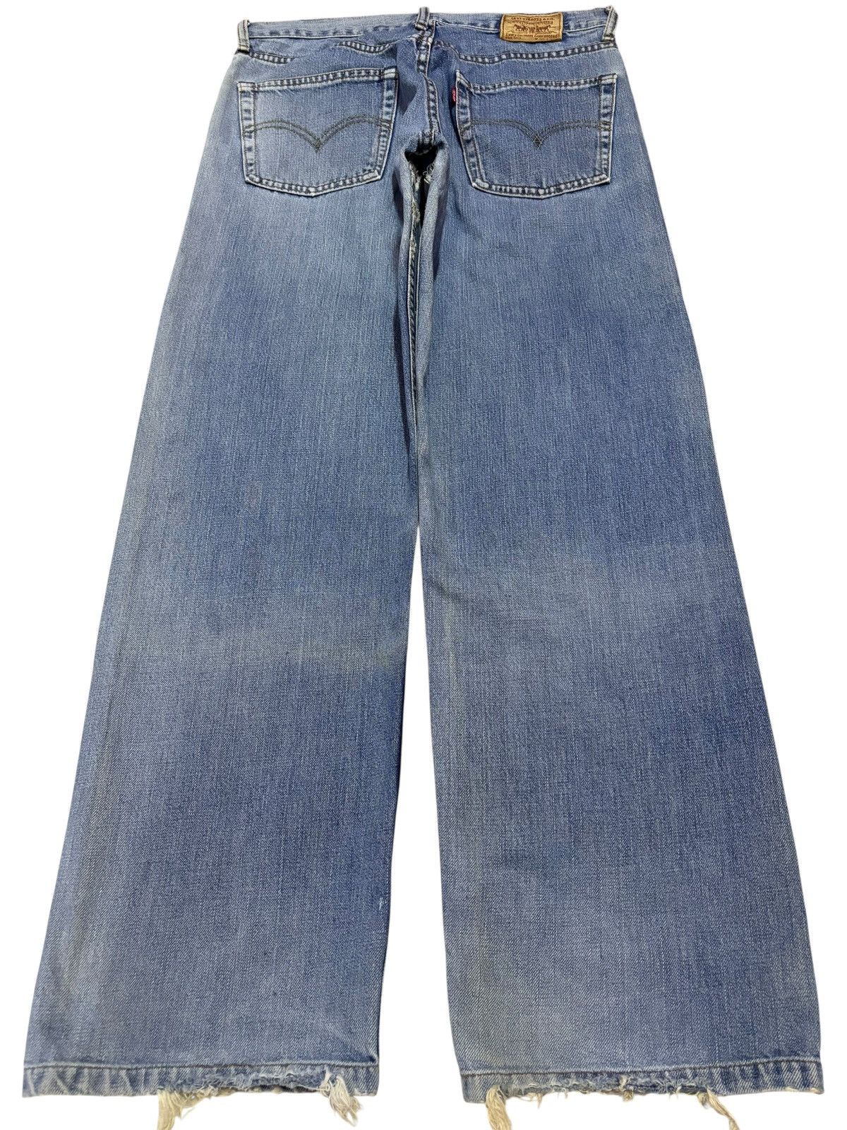 Levi's Vtg 90s Levis 503 Japan Selvedge Distressed Jeans Size US 30 / EU 46 - 3 Thumbnail