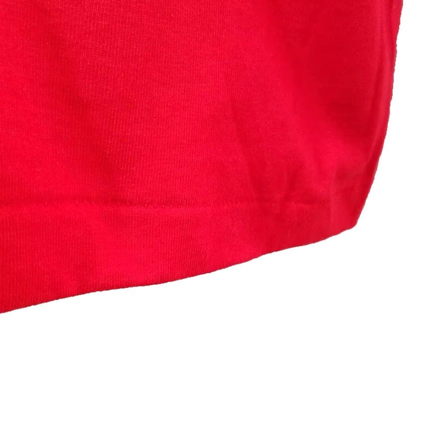 Fruit Of The Loom VINTAGE St Justin Parish Mens T Shirt Red XL 90s 1991 Roman Catholic Made In USA Fruit of the Loom Shirt Graphic Tee Mens Size US XL / EU 56 / 4 - 4 Thumbnail