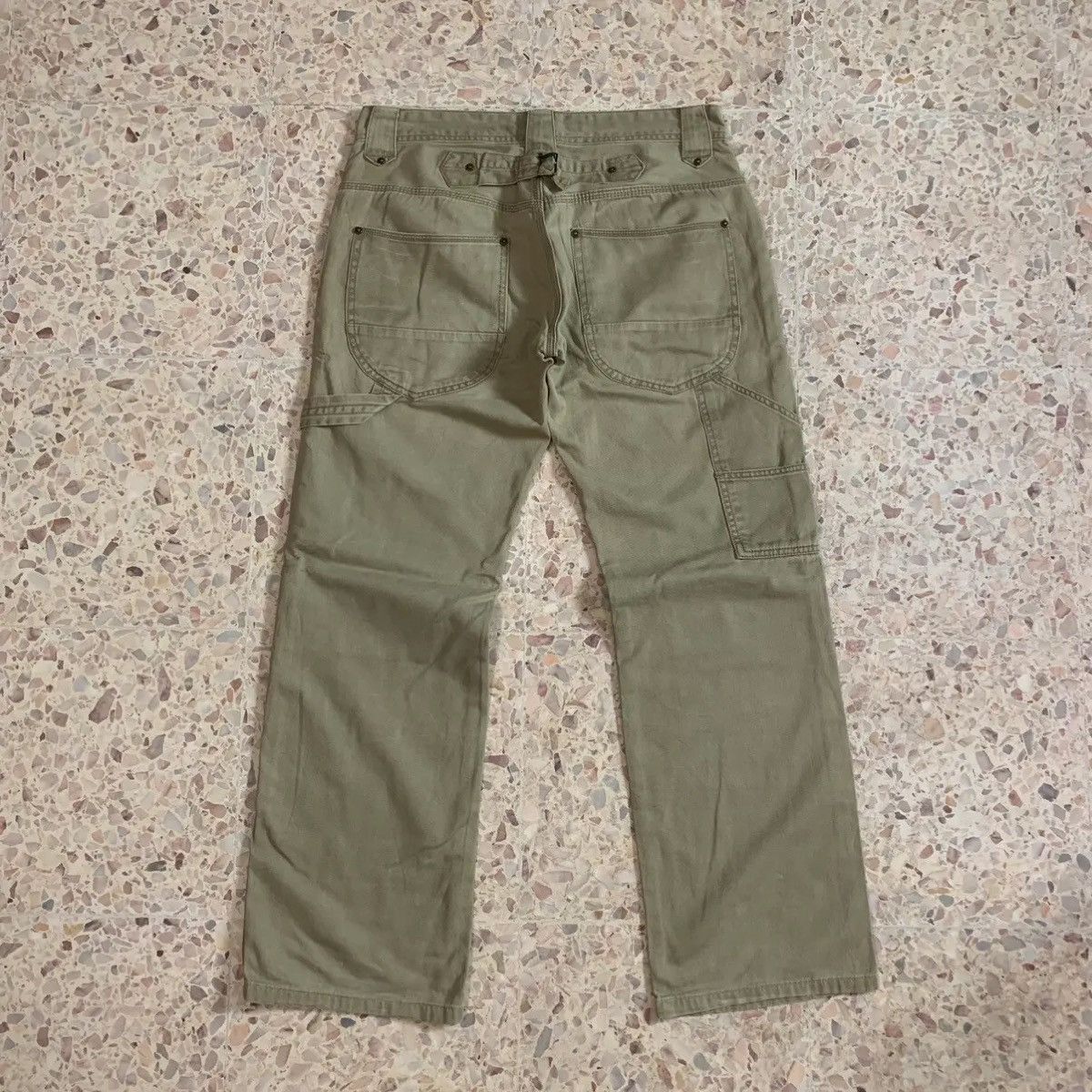 20471120 JAPANESE VINTAGE TROUSERS DOUBLE KNEE CINCH BACK CARPENTER Size US 32 / EU 48 - 7 Thumbnail