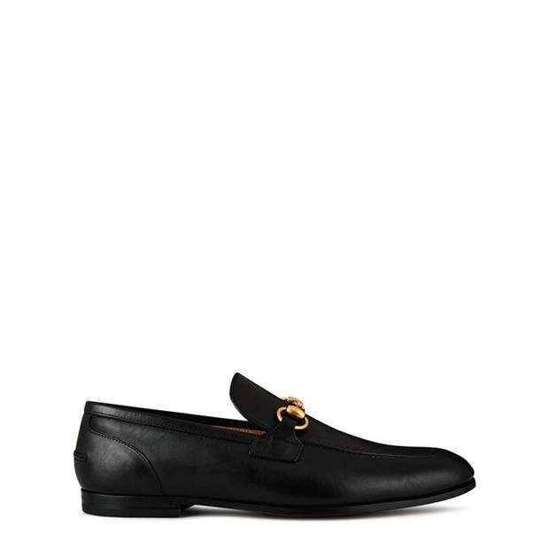 Gucci GUCCI Men'S Horsebit Leather Jordaan Loafers Size US 9.5 / EU 42-43 - 1 Thumbnail