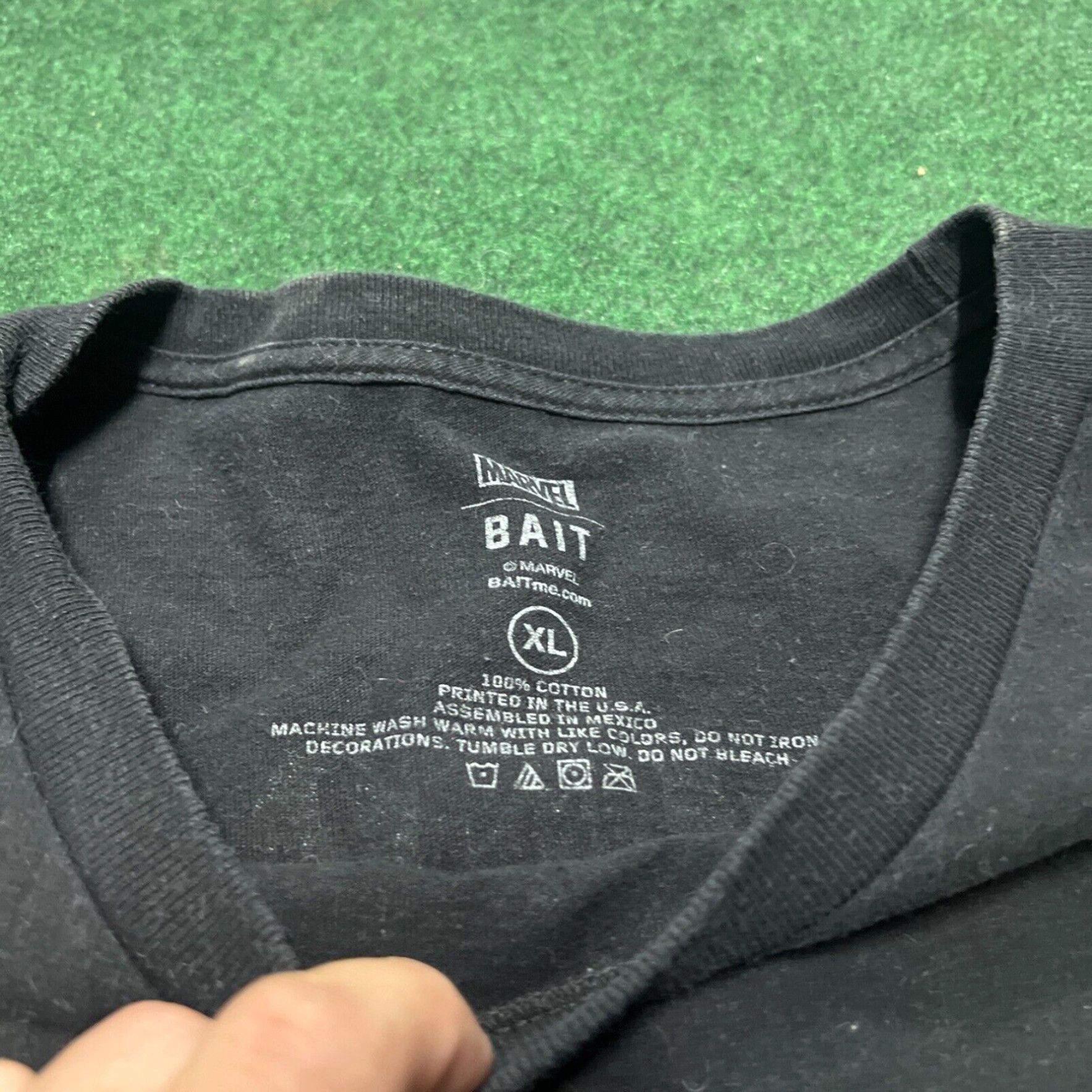 Vintage BAIT X Marvel Size XL X-Men T-shirt Loki Comic Graphic Black Master Of Mischief Size US XL / EU 56 / 4 - 6 Thumbnail