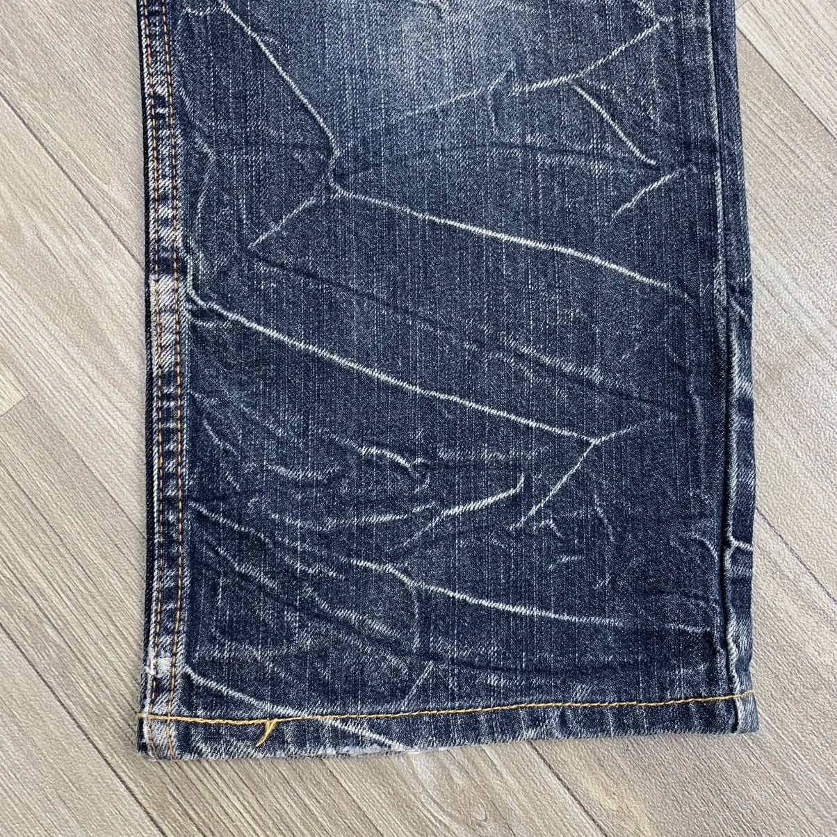 Japanese Brand × Le Grande Bleu (L.G.B.) LGB Style💥Nylaus Double Waist Distressed Denim Pants Size US 32 / EU 48 - 6 Thumbnail