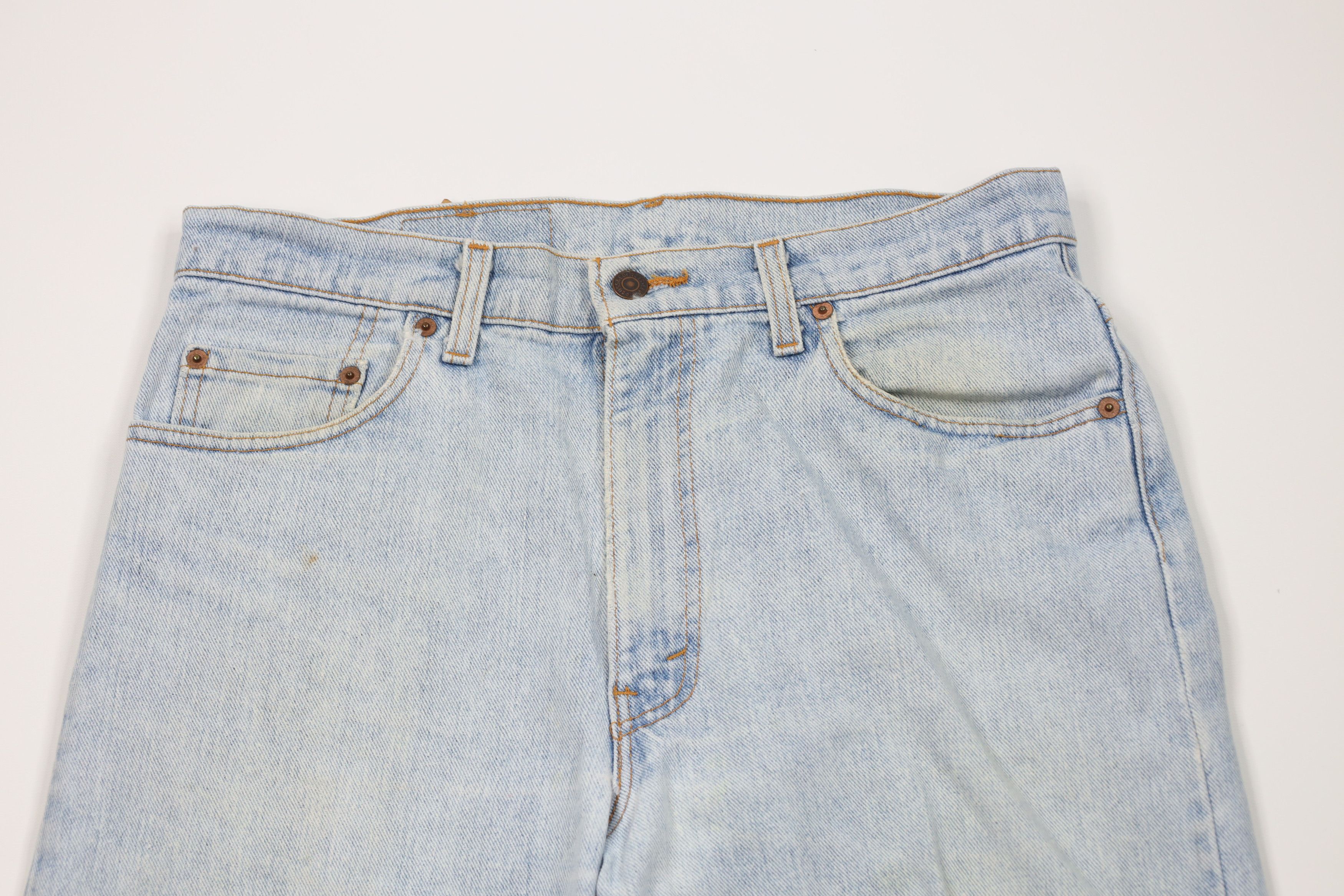 Levi's Vintage 90s Levis 550 Relaxed Tapered Leg Jeans Blue USA Size US 34 / EU 50 - 2 Thumbnail