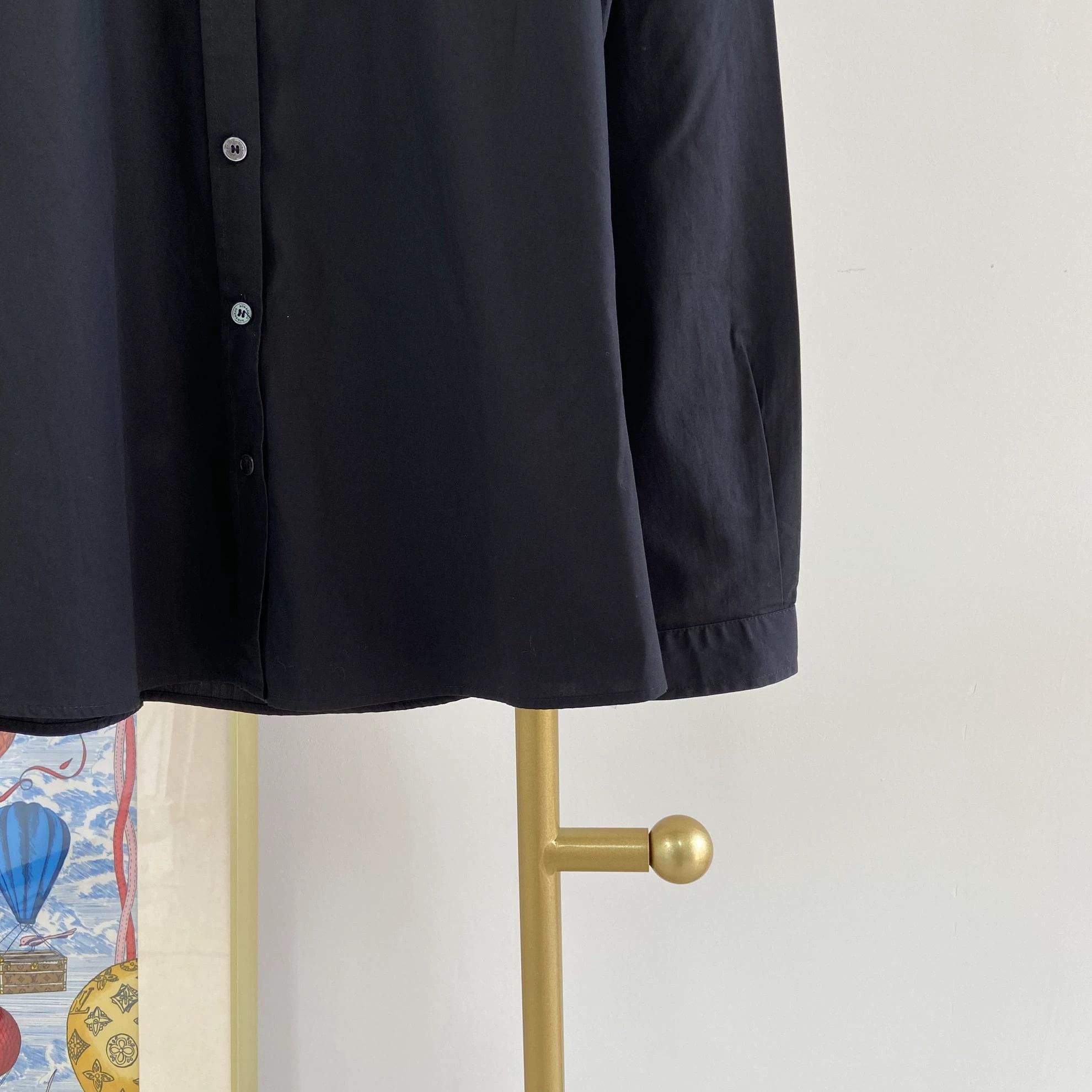 Burberry Burberry Black Shirt M 0337 Size M / US 6-8 / IT 42-44 - 4 Thumbnail