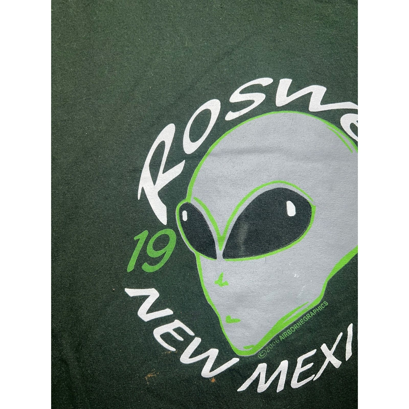 Vintage Vintage Roswell Alien Shirt New Mexico Airborne Tee 90s L Size US L / EU 52-54 / 3 - 3 Thumbnail