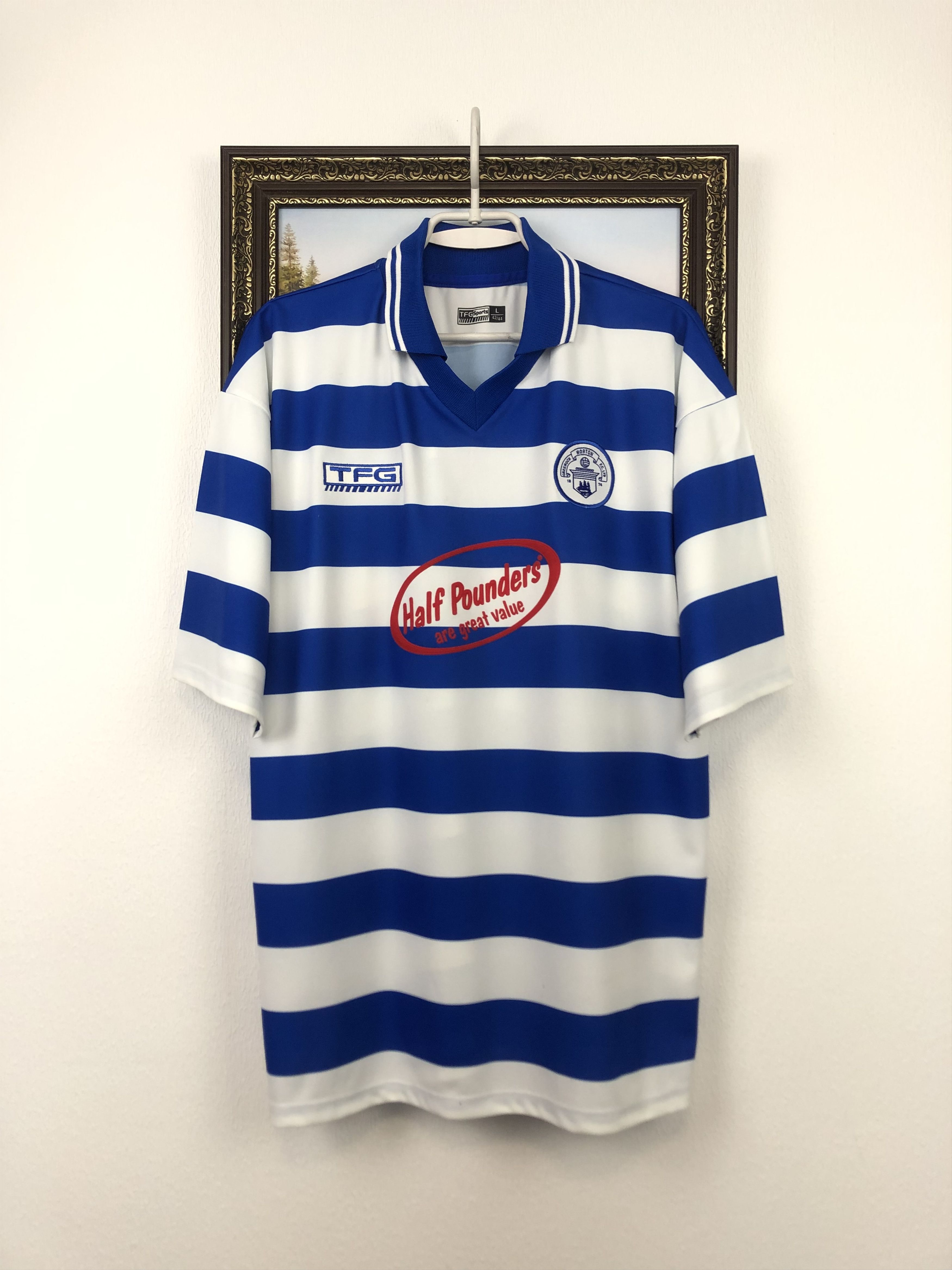 Greenock Morton Home football shirt 2001 Soccer Jersey Tee