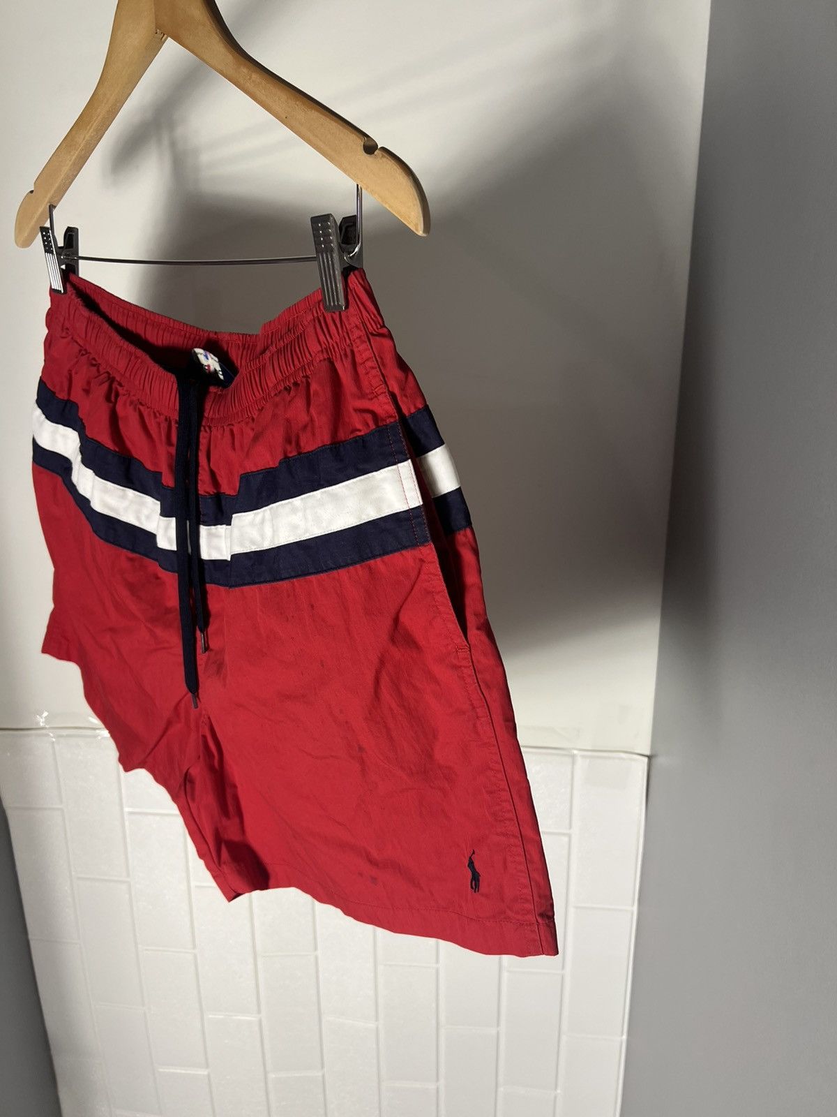 Polo Ralph Lauren × Vintage VERY RARE POLO SPORT RALPH LAUREN NYLON DESIGNER SHORTS 90s Size US 32 / EU 48 - 6 Thumbnail