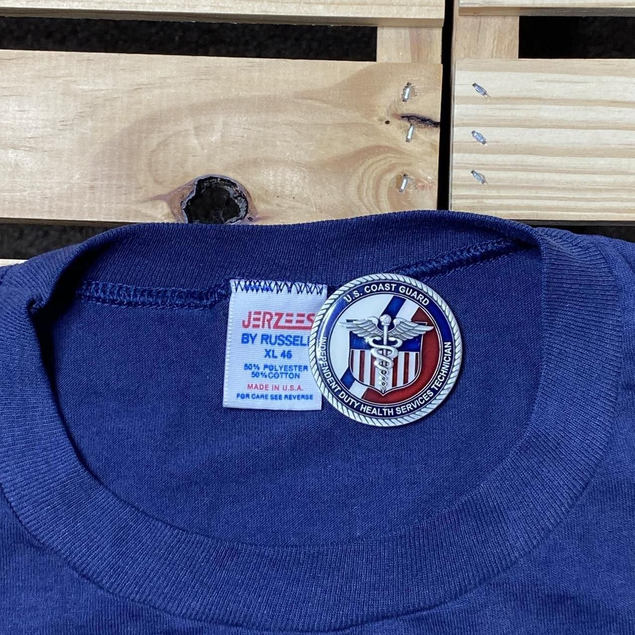 Jerzees True Vintage Stroh's Beer Navy Blue Beer Promo Tee Size XL Size US XL / EU 56 / 4 - 4 Thumbnail