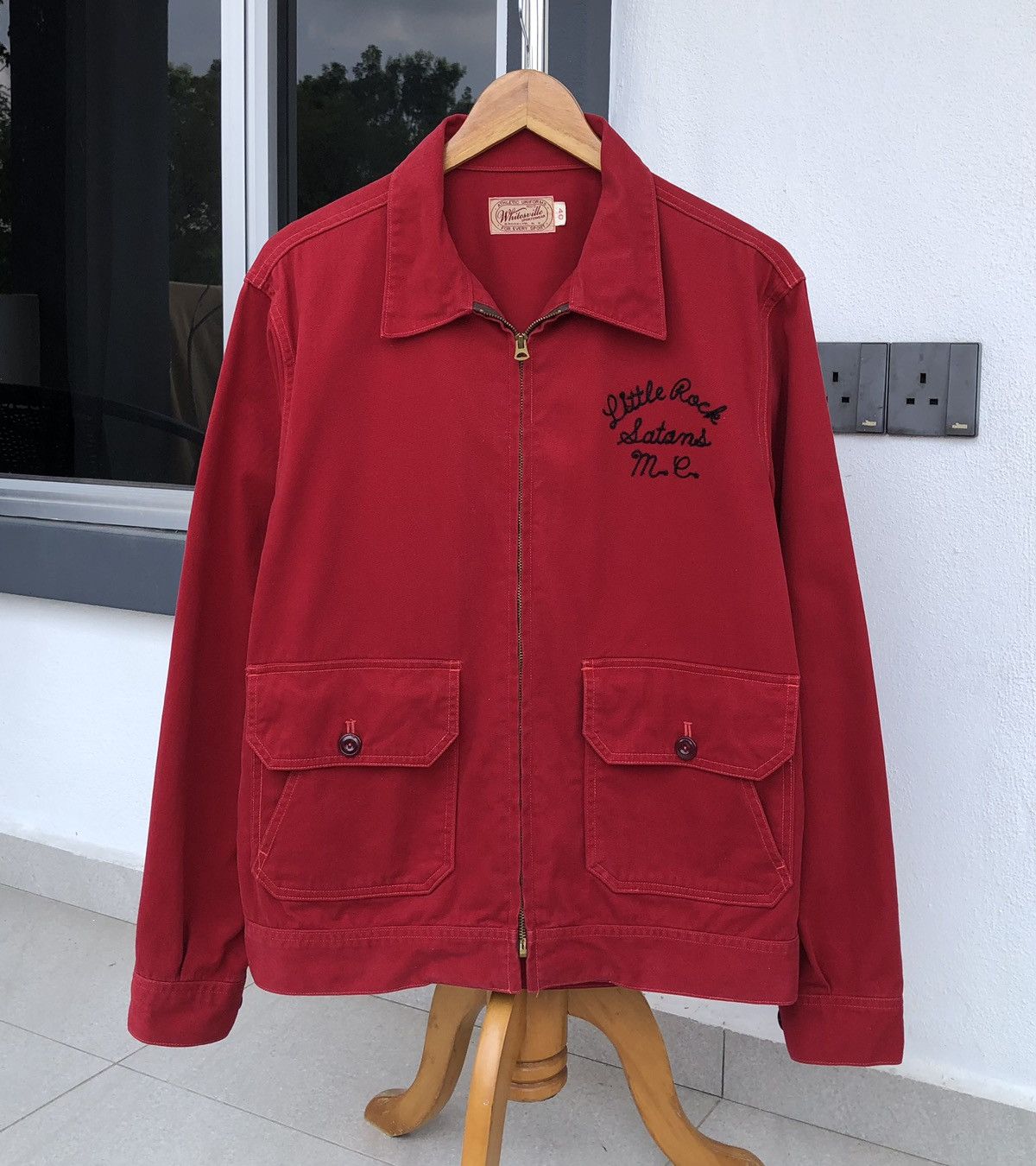 Whitesville VTG Whitesville Skull Head Trucker Jacket By Toyo Enterprise Size US M / EU 48-50 / 2 - 4 Thumbnail