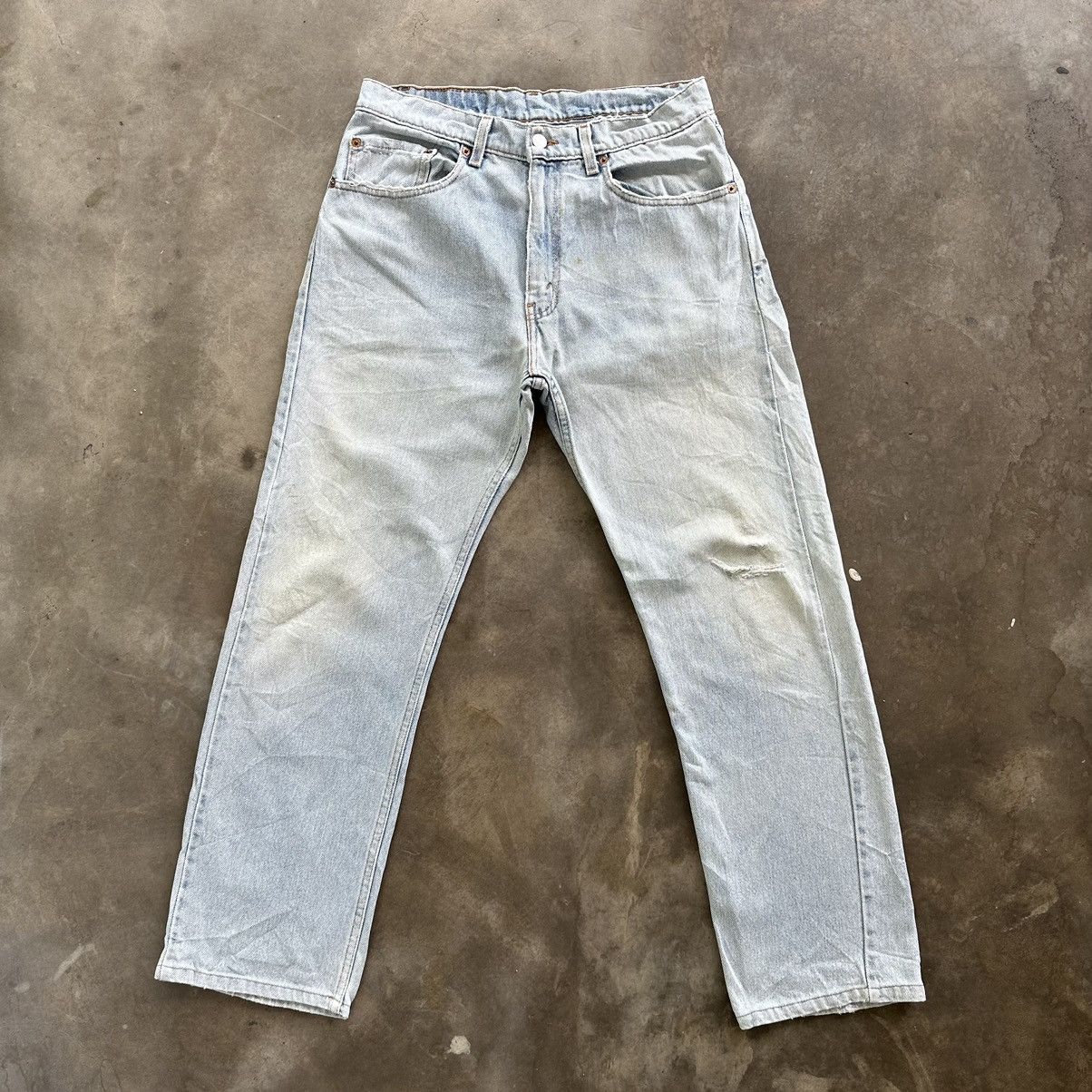 Vintage Levi’s 505 Lightwash Distress Faded Denim Jean Pant