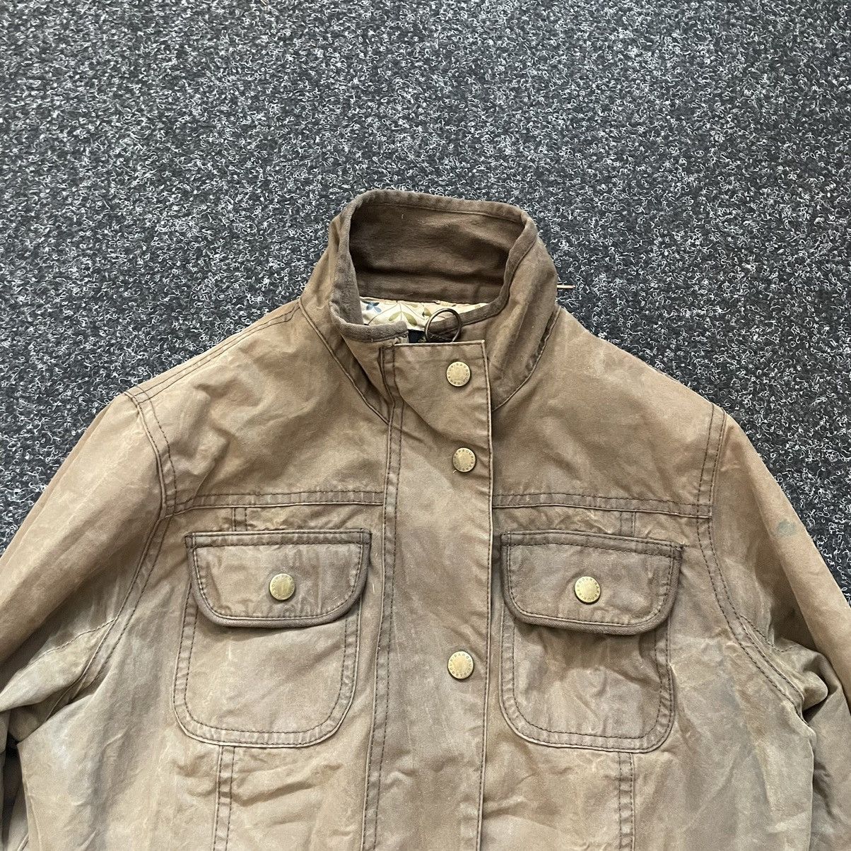 Barbour × London Fog Waxed barbour jacket coat blazer wax old Great Britain Size M / US 6-8 / IT 42-44 - 5 Thumbnail