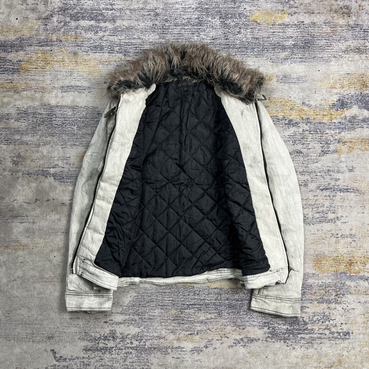In The Attic In the attic fur collar denim rider jacket lgb vkei style Size US M / EU 48-50 / 2 - 12 Thumbnail