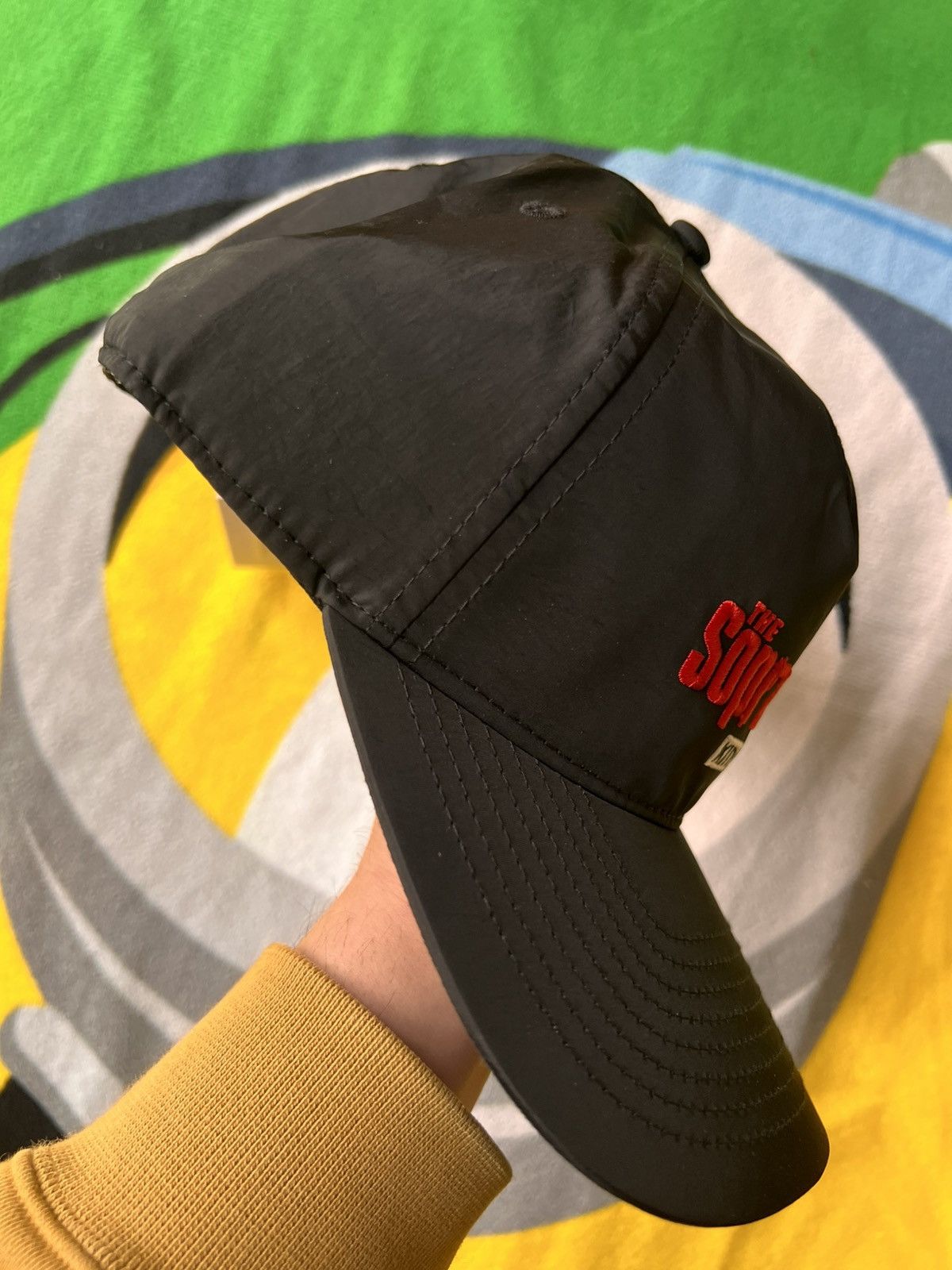 Kith KITH x The Sopranos Nylon Bay Low Pinch Crown Cap Black hat Size ONE SIZE - 13 Thumbnail