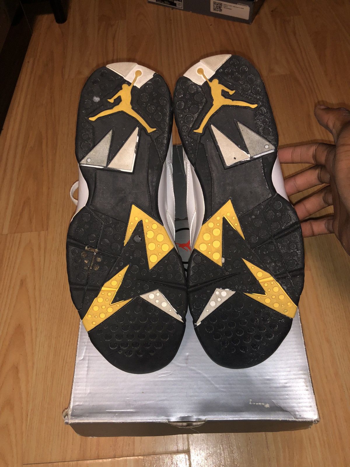 Nike Air Jordan 7 Retro Varsity Yellow Size - 10 Size US 10 / EU 43 - 8 Thumbnail