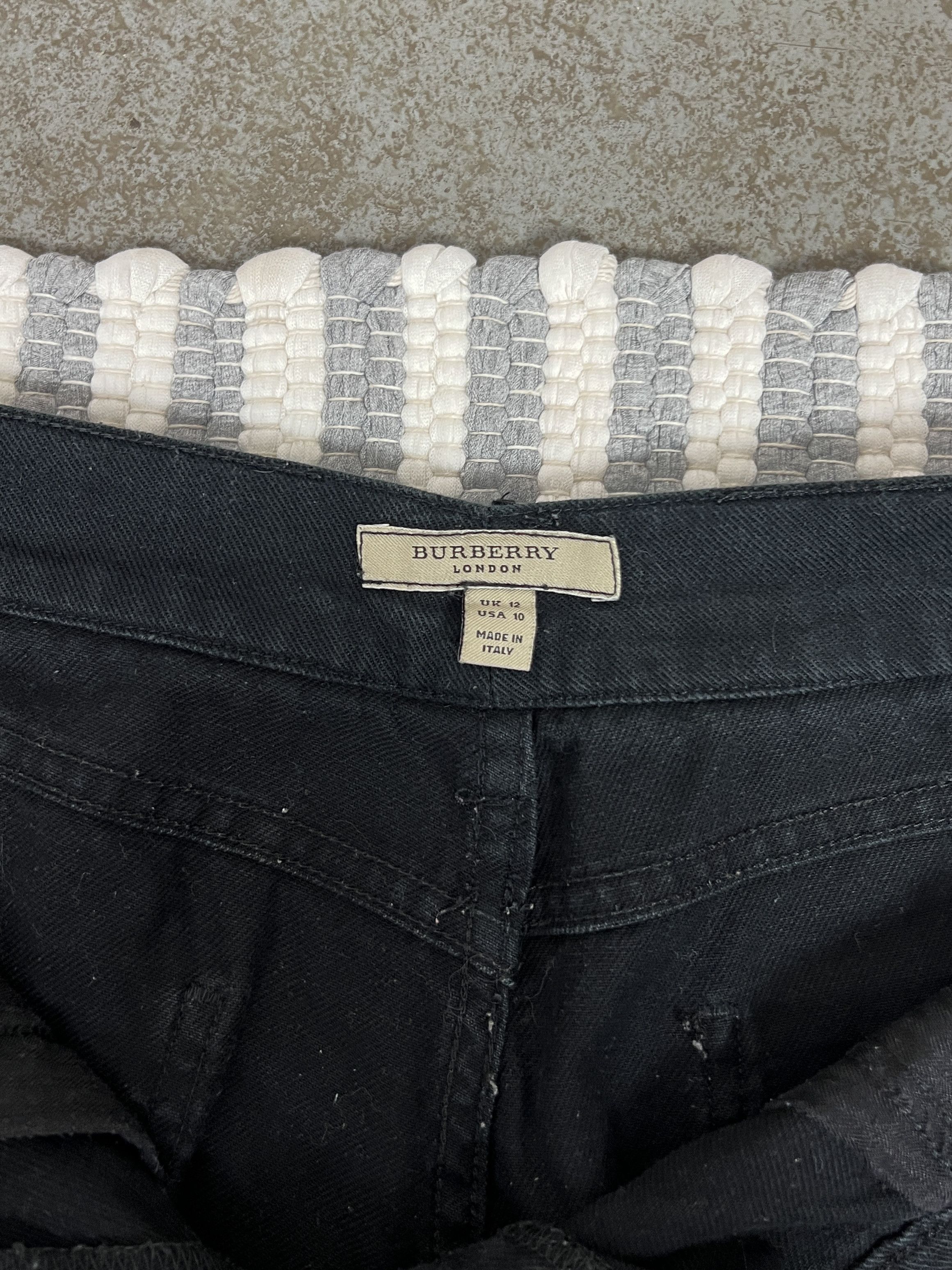 Burberry Burberry Black Denim Pants Jeans Size 32" / US 10 / IT 46 - 8 Thumbnail