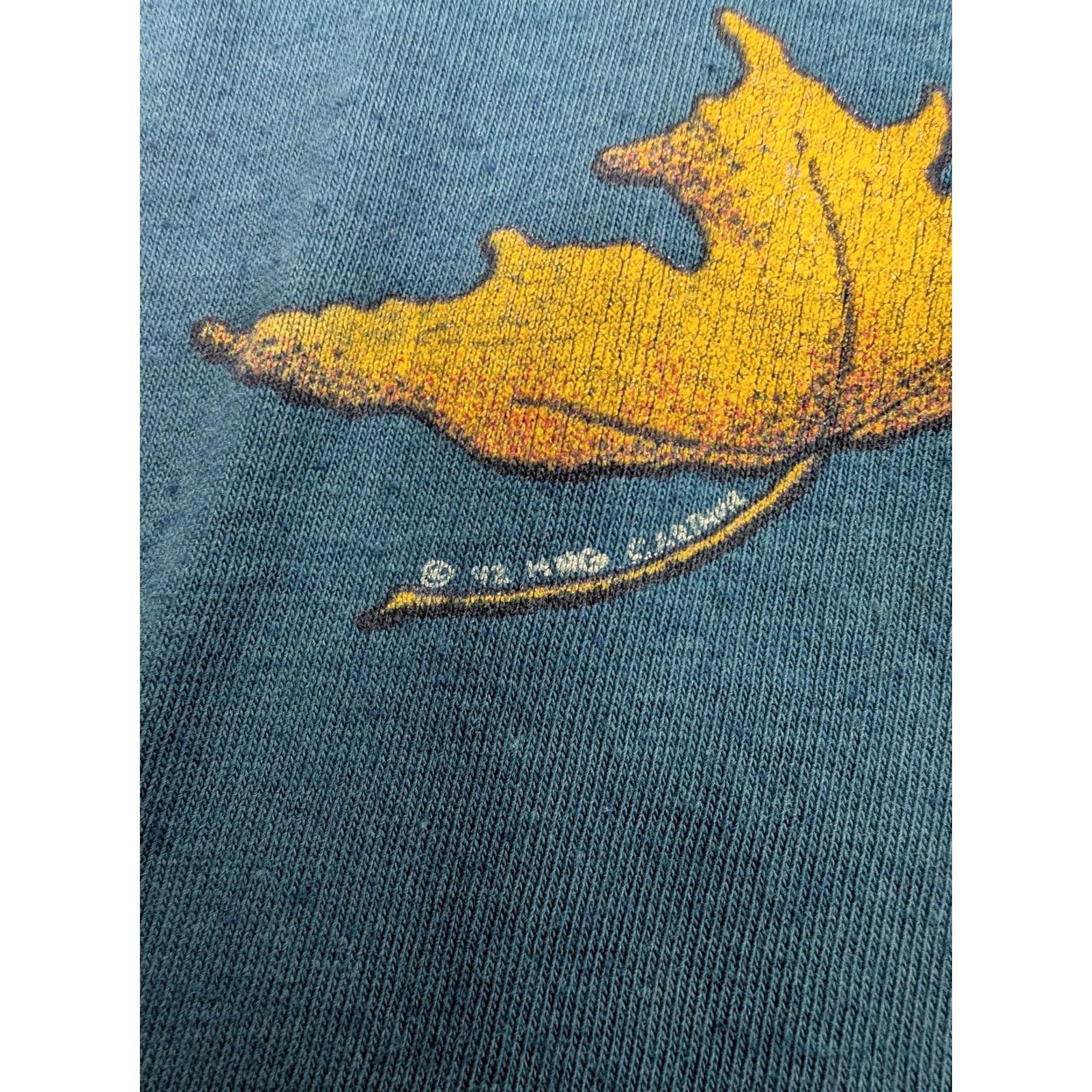 Vintage Vintage Liscombe Lodge Canada Maple Leaf Shirt Green 90s Crew Neck T-Shirt Logo Men S/M Autumn Christmas Maple Leaf Canada Shirt Mens Size US S / EU 44-46 / 1 - 5 Thumbnail