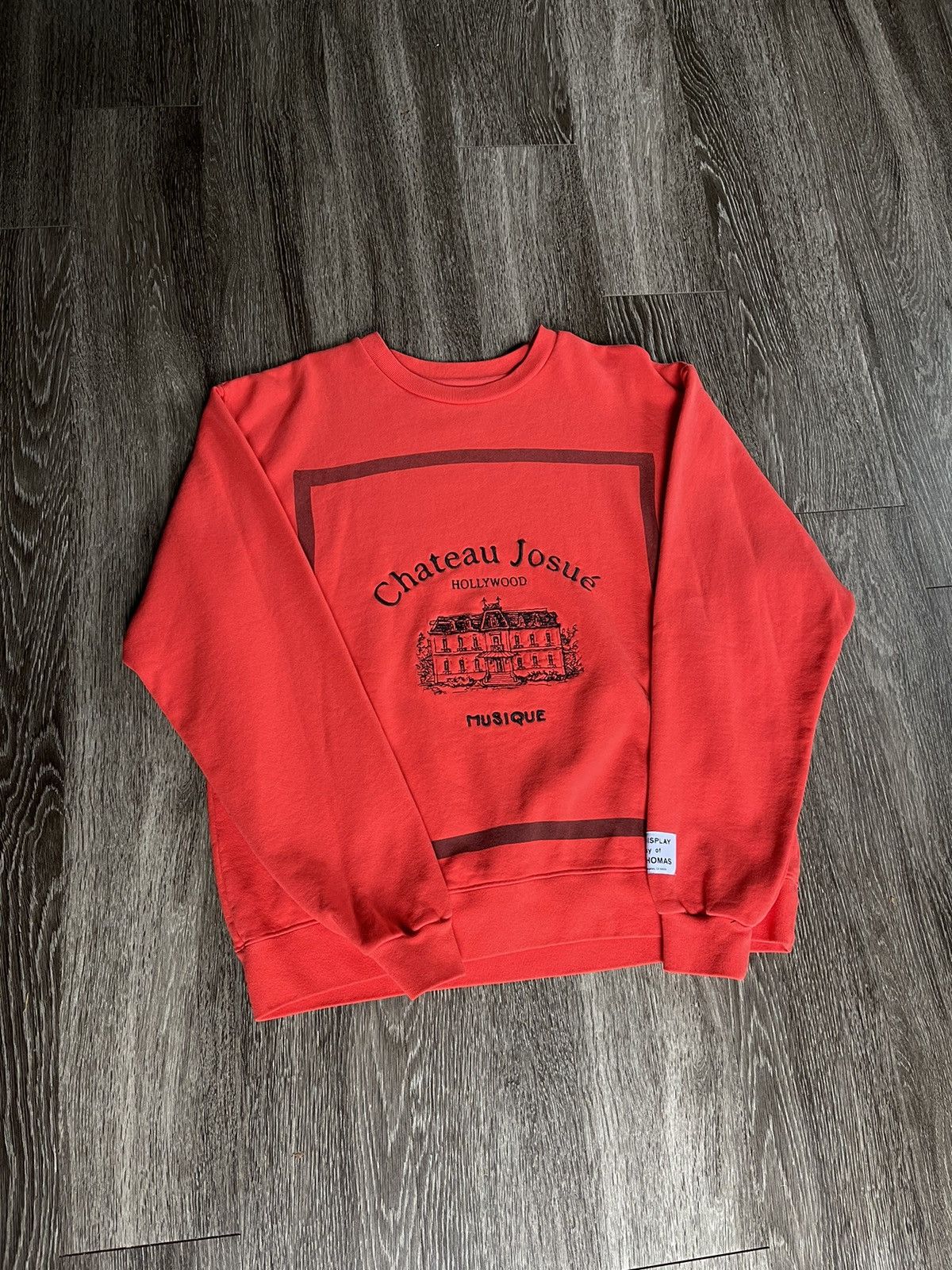 image of Gallery Dept. Chateau Josue Crewneck in Red, Men's (Size Large)