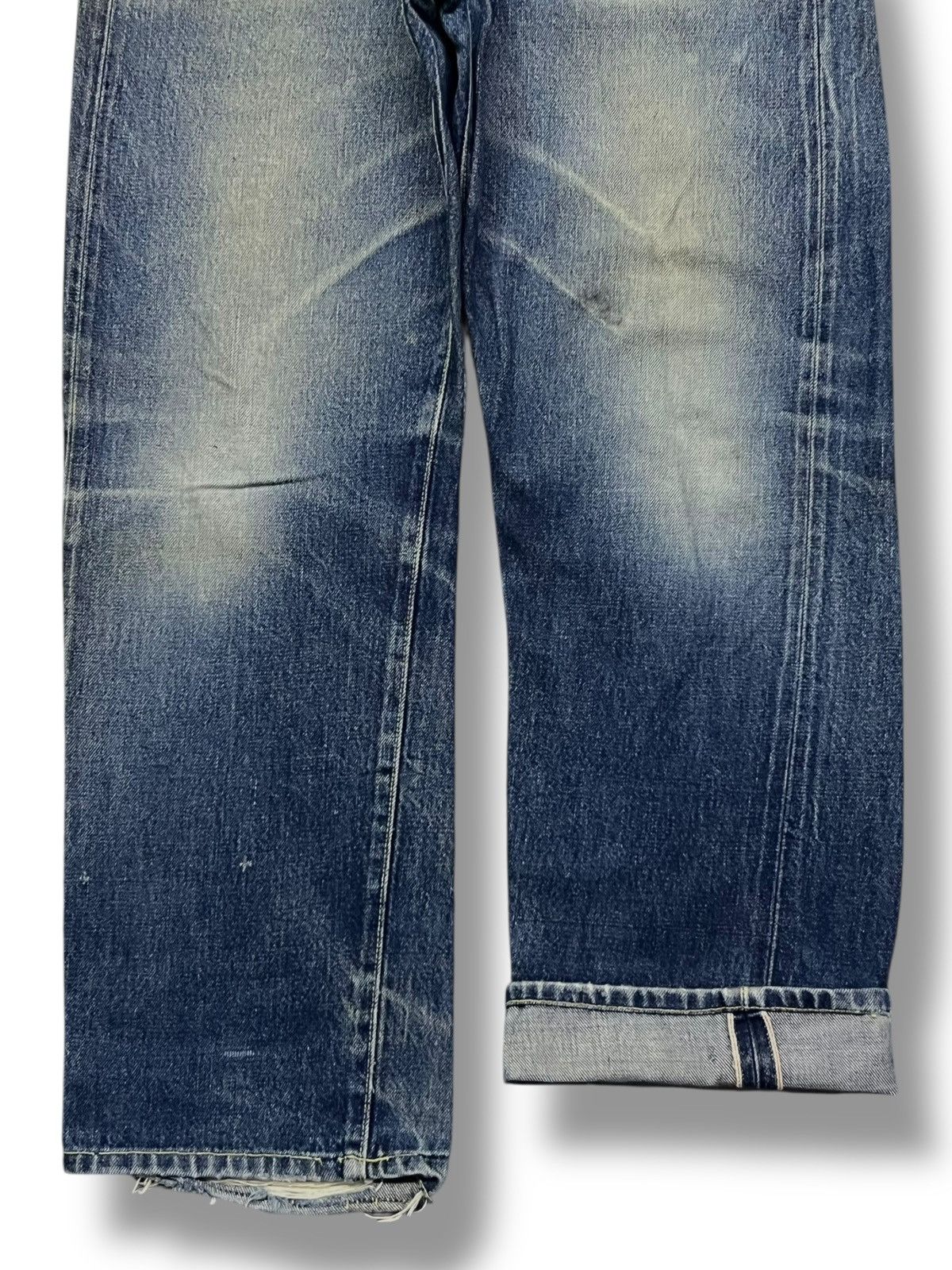 Japanese Brand Baggy Vintage Racy Blue & Co Selvedge Denim Japan Size US 33 - 6 Thumbnail
