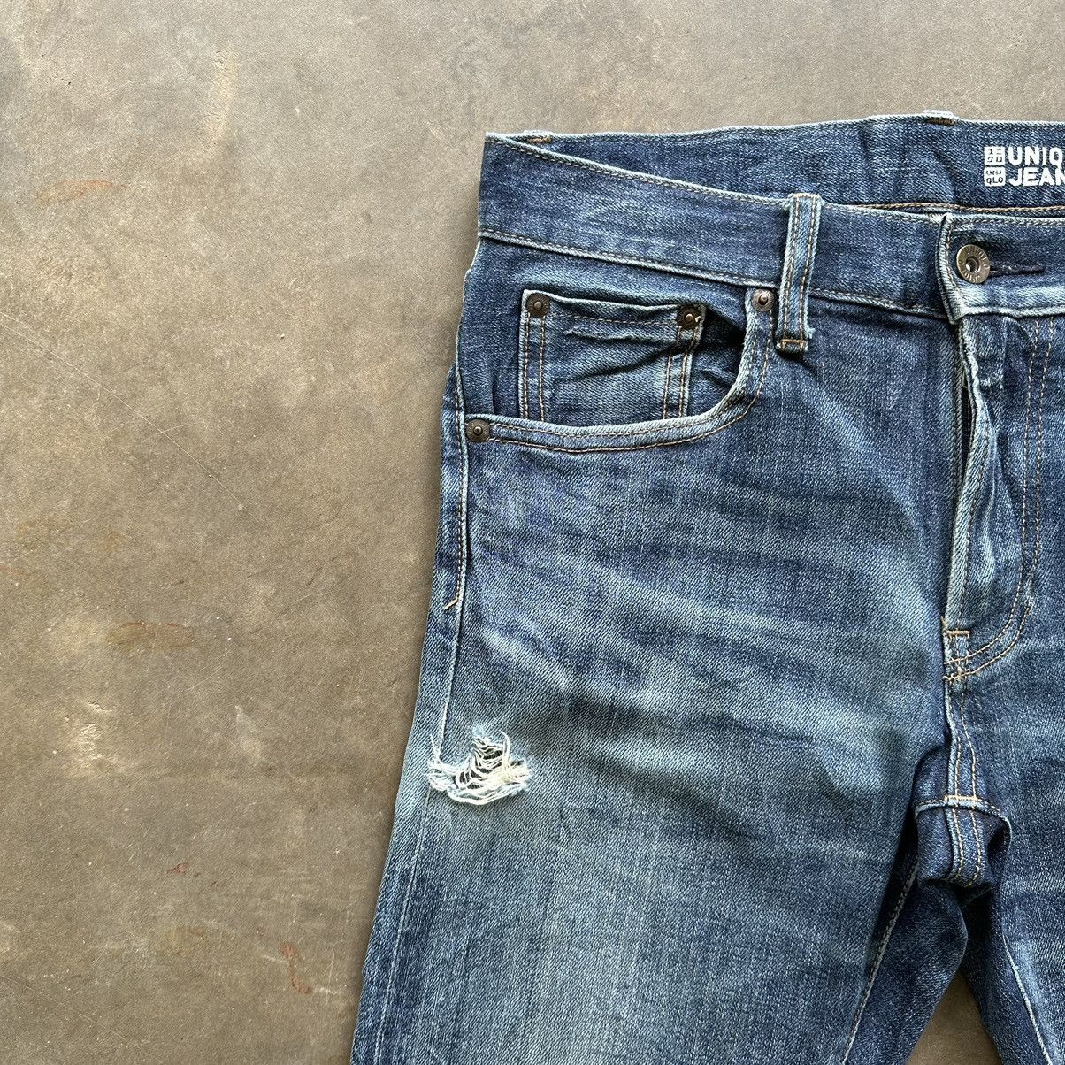 Japanese Brand W30 🔥 Vtg Japanese Distressed Denim Jean Pant Size US 30 / EU 46 - 4 Thumbnail