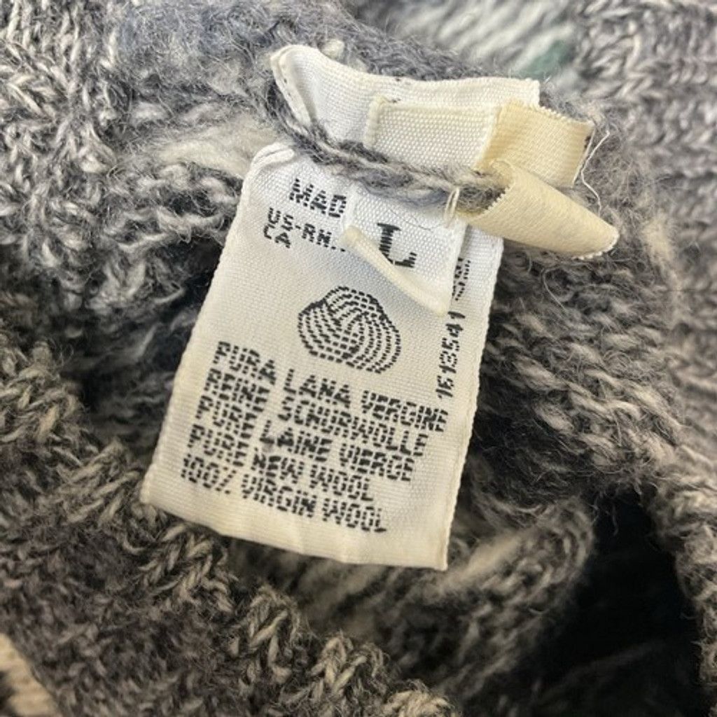United Colors Of Benetton VTG 80s Benetton Fair Isle Wool CrewNeck Sweater Men Size L Size US L / EU 52-54 / 3 - 3 Thumbnail
