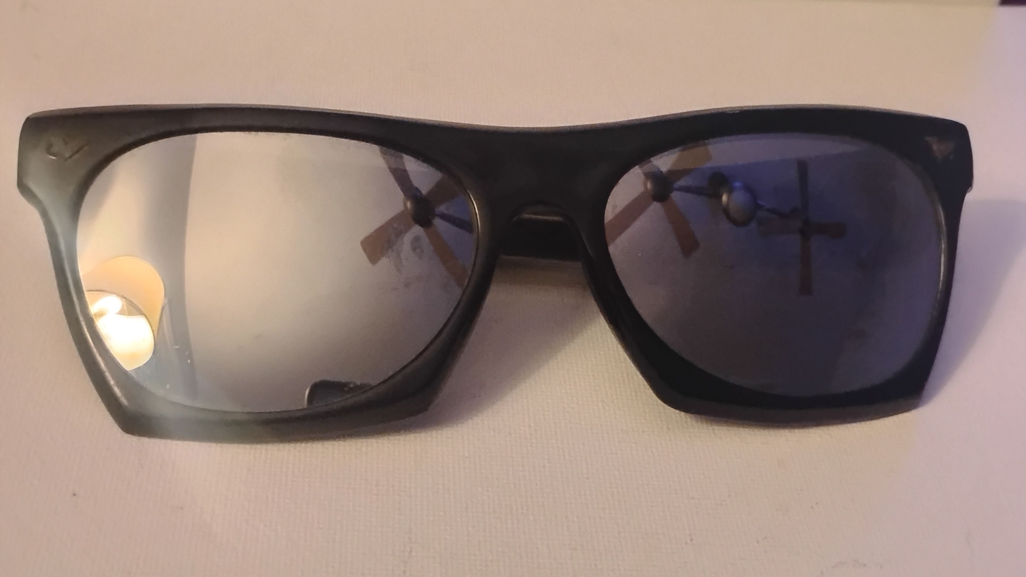 Other Vintage Black Mirrored Rocker Sunglasses NOS Japan Size ONE SIZE - 5 Thumbnail