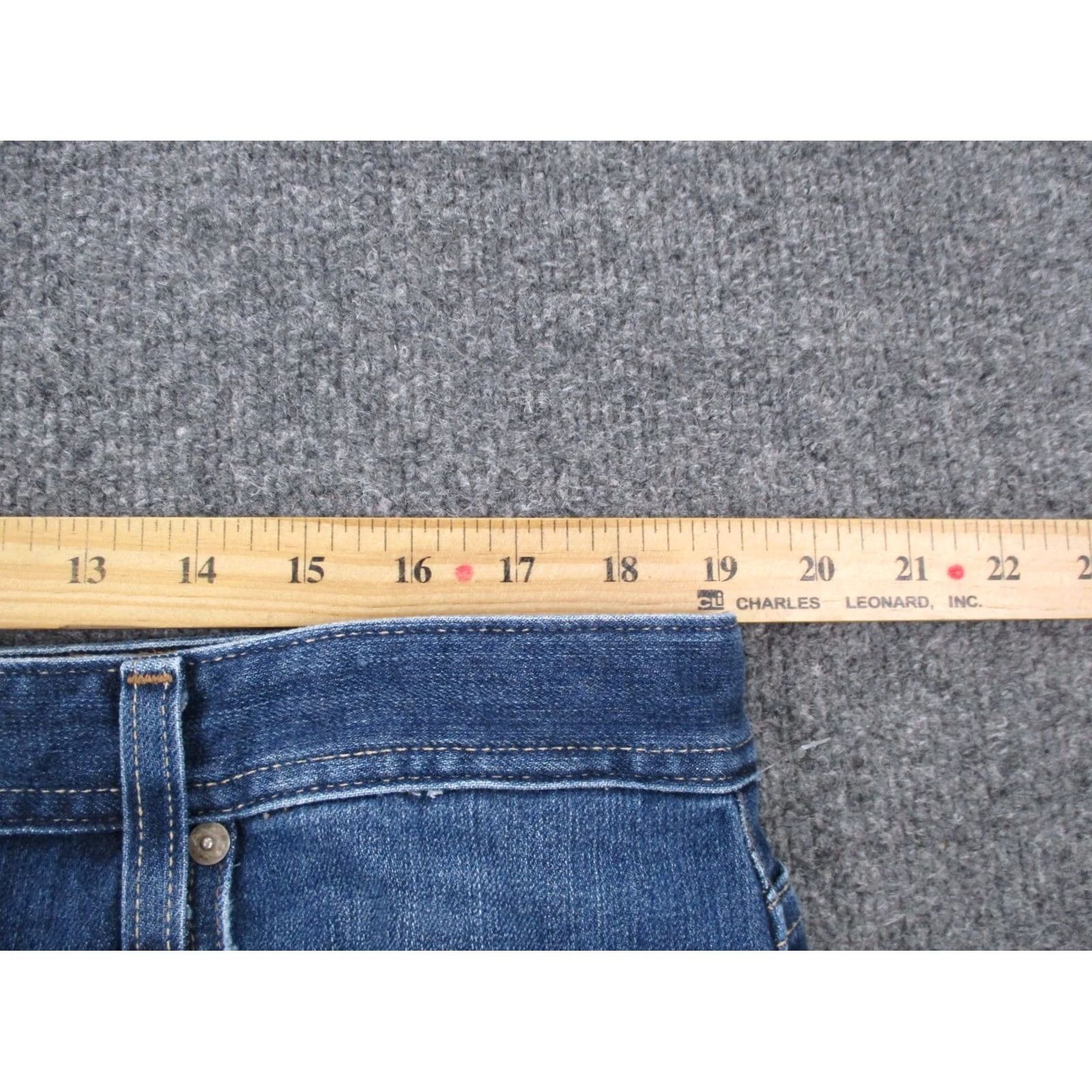 Denime AG Adriano Goldschmied Jeans Men's 38x34 Blue Denim Straight Slim 5-Pocket Tailored The Graduate Tailored Leg Jeans Size US 38 / EU 54 - 6 Thumbnail