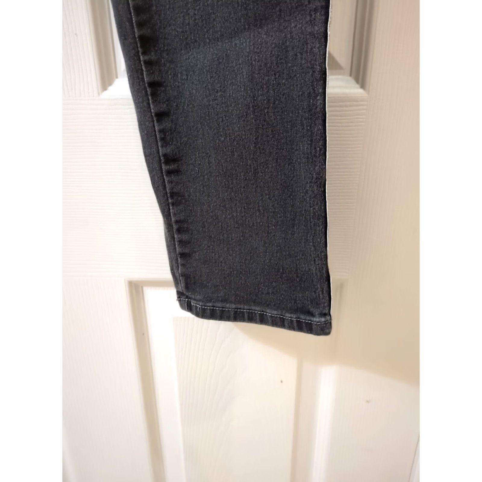 Denime Denim and Rivets Jeans Women's Size 16 Gray Straight Denim 39 in Waist - Regular - Women Size 26" / US 2 / IT 38 - 4 Thumbnail