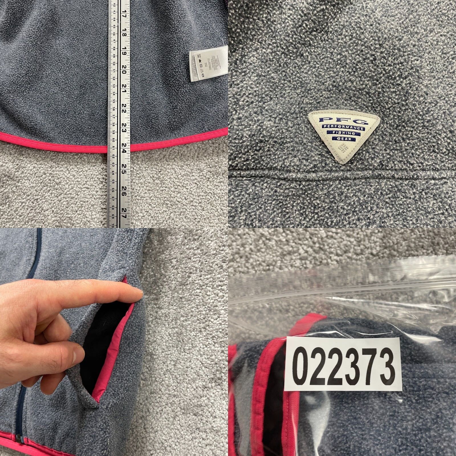 Vintage Columbia Harborside Fleece Vest Womens Medium Gray Red Full Zip Outdoor Hike Shirt/Vest? Size M / US 6-8 / IT 42-44 - 8 Thumbnail