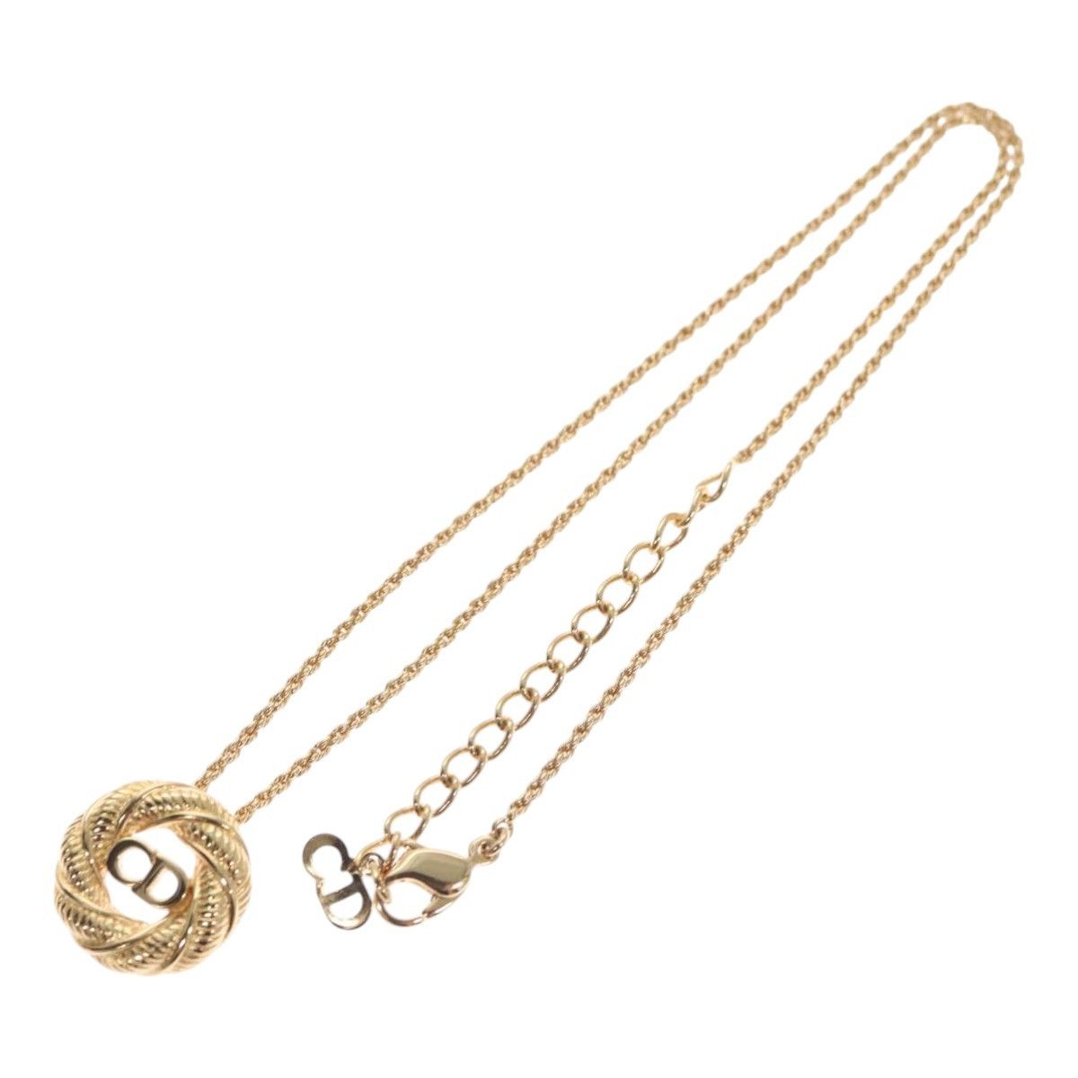 Dior Christian Dior CD Pendant Necklace Metal Size ONE SIZE - 1 Thumbnail
