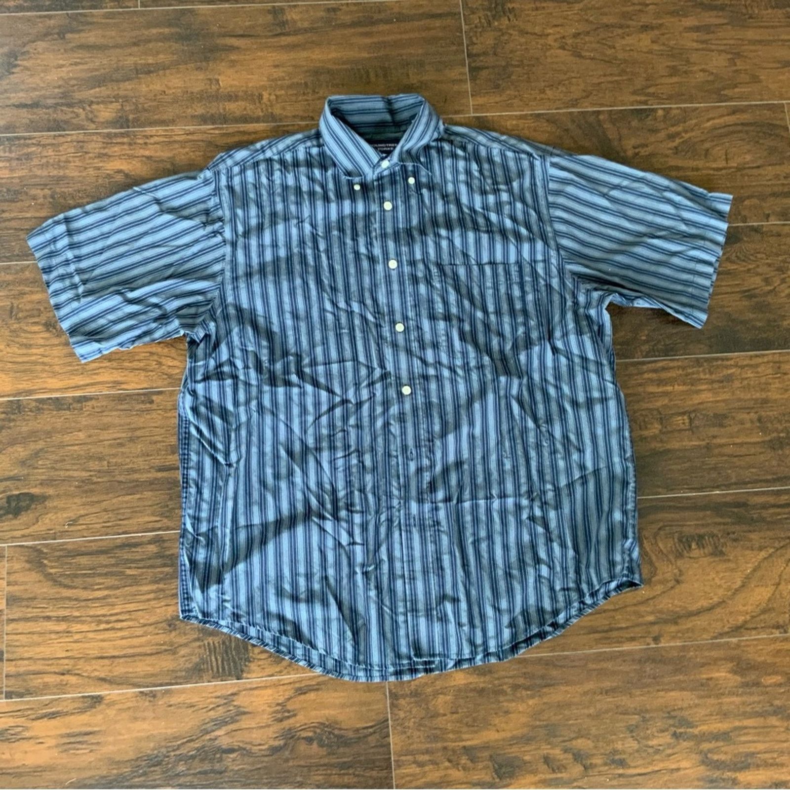Roundtree & Yorke Striped button up shirt Size US L / EU 52-54 / 3 - 5 Thumbnail