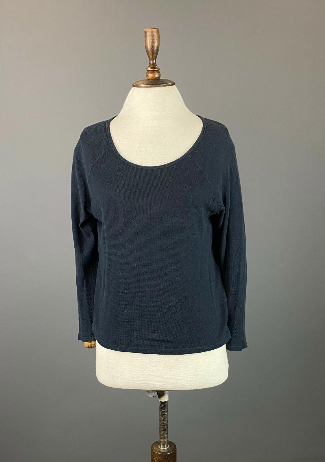 Wilkes Bashford Ladies BA&SH Navy Blue Long Sleeve Sweater Size 1 Size M / US 6-8 / IT 42-44 - 1 Thumbnail