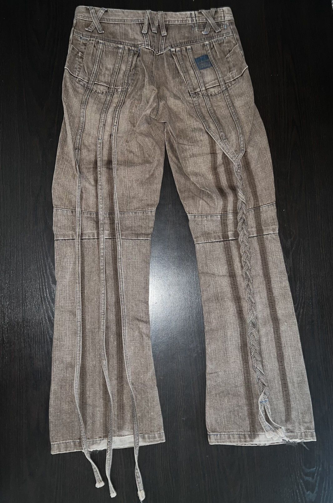 Marithe + Francois Girbaud Marithé + François Girbaud Bondage Denim Pants Size US 30 / EU 46 - 4 Thumbnail