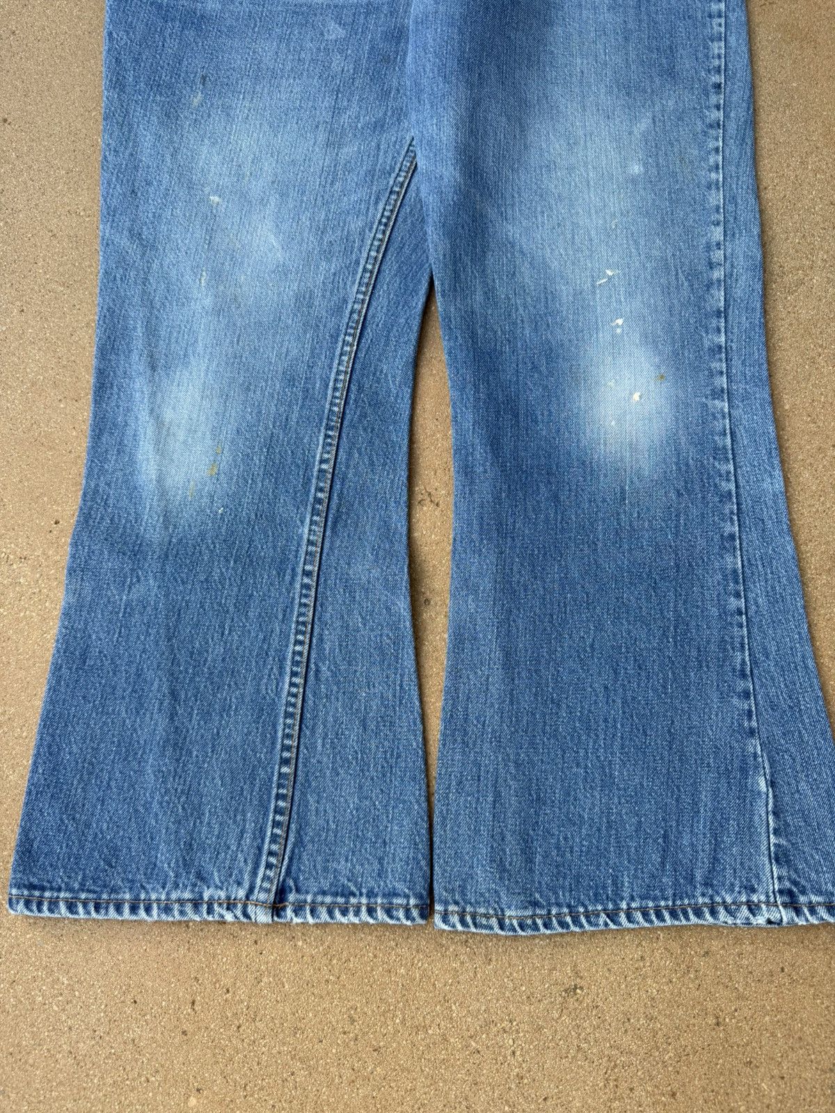 Levi's Vtg 70’s Levi’s 646 Orange Tab Bellbottom Flare Jeans 38x27 Size US 38 / EU 54 - 3 Thumbnail